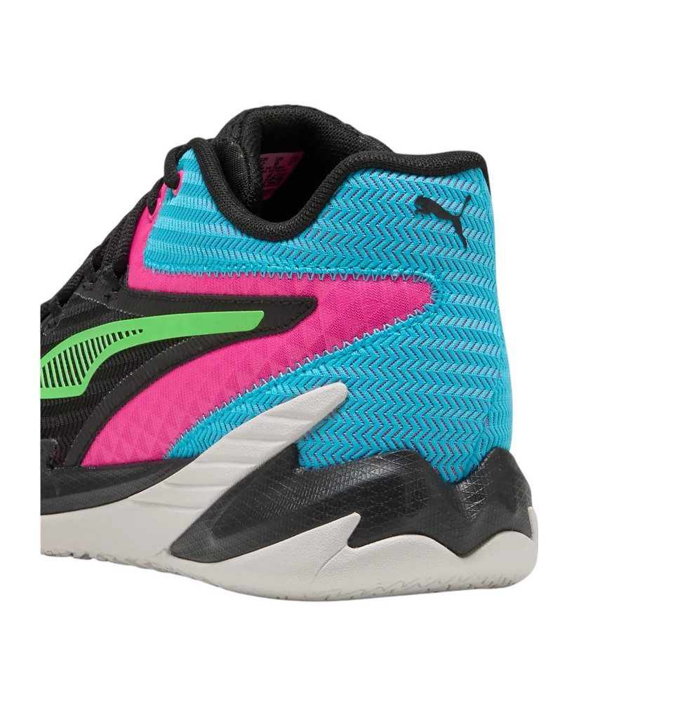 PUMA Hallen-Indoorschuhe Dagger (Basketball) schwarz/bunt Herren Badmintonschuh