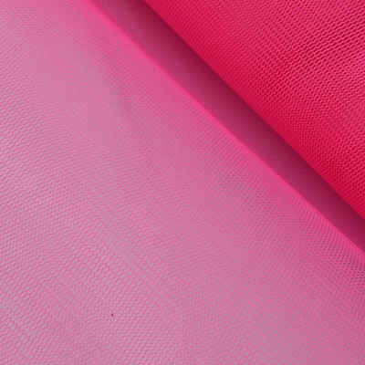 Stoff Kreativstoff Tüll Polyester pink 1,4m Breite