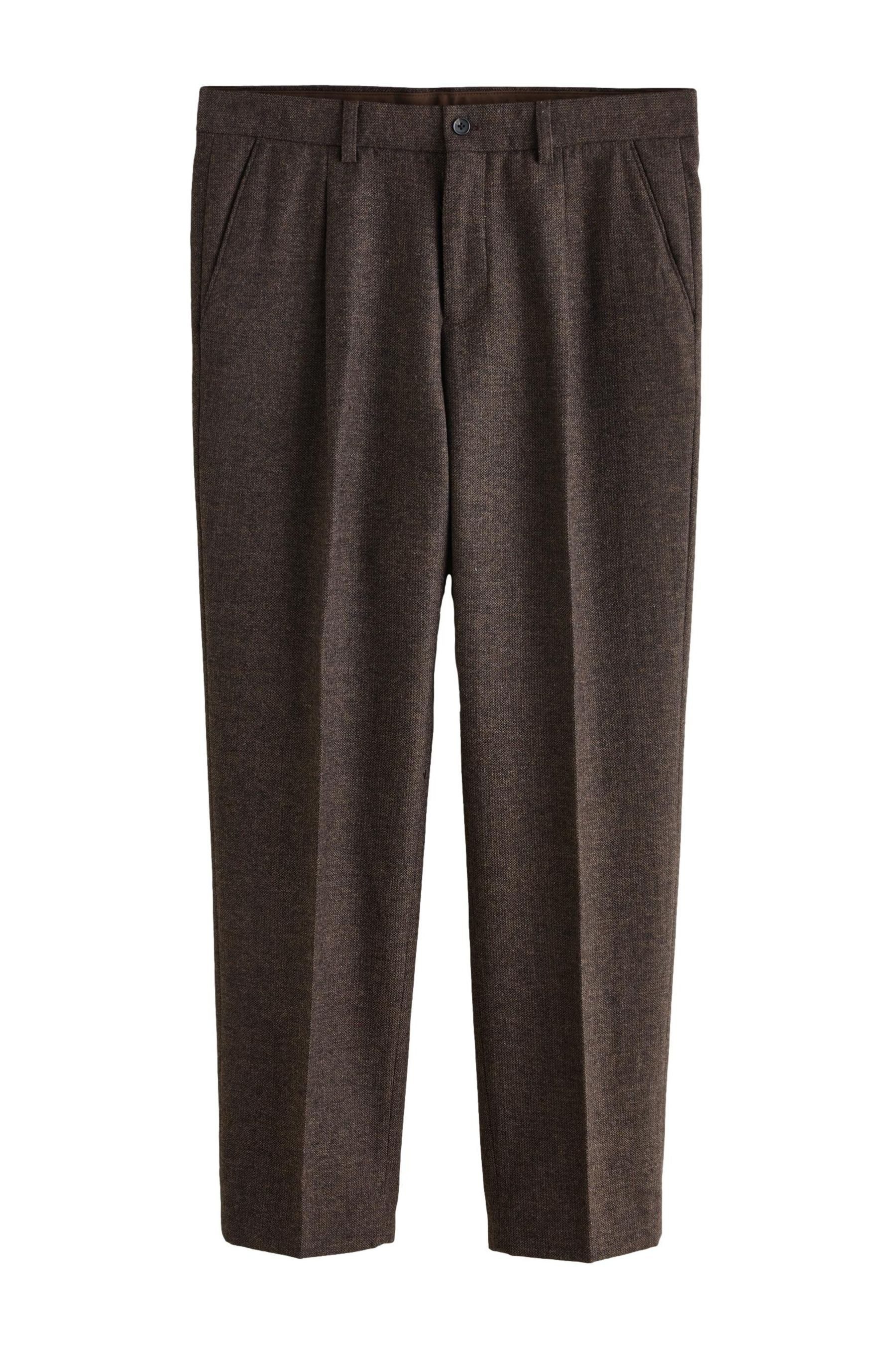 Stoffhose Regular Fit Hose mit konischem Beinschnitt