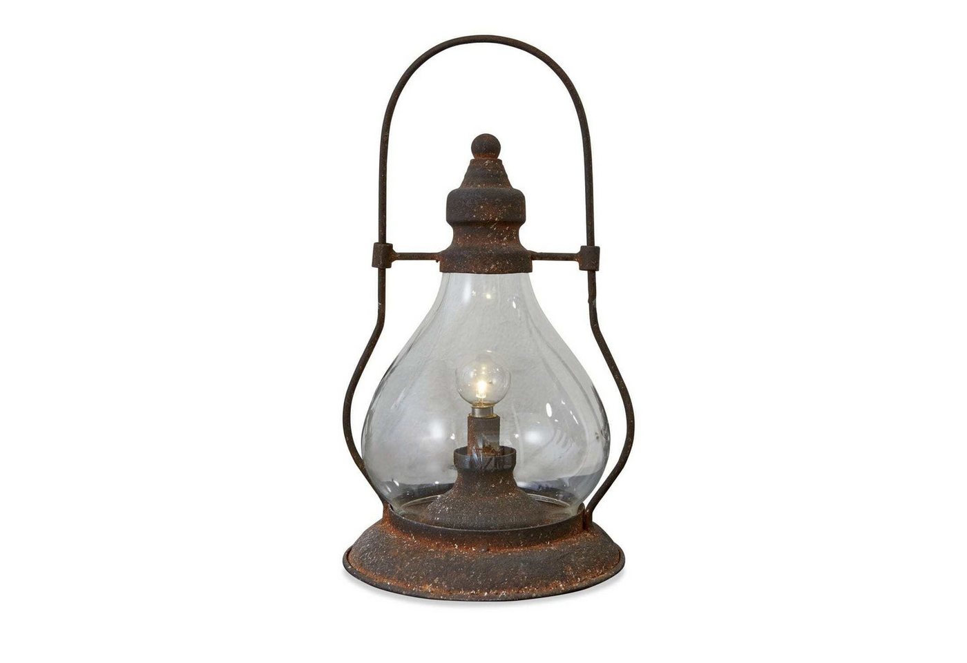 Mirabeau LED Laterne LED-Laterne Cortney antikbraun
