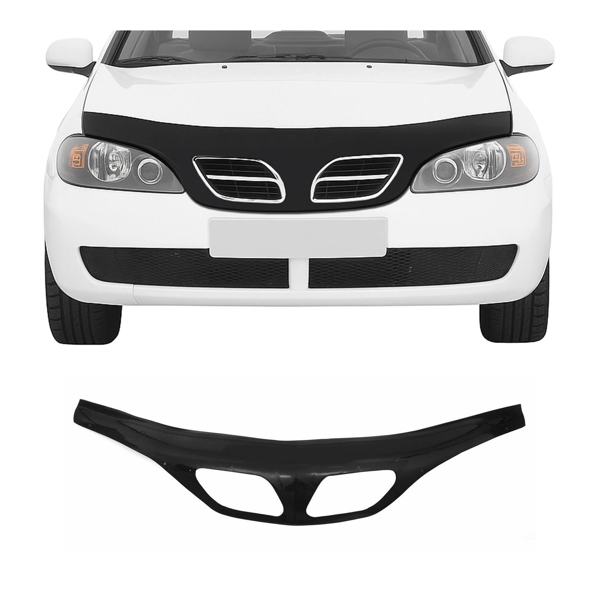 OMAC Autosonnenschutz Deflektor Insektenschutz für Nissan Primera mk2 1999-2002 FL, 15 x 6 cm, (1-St)