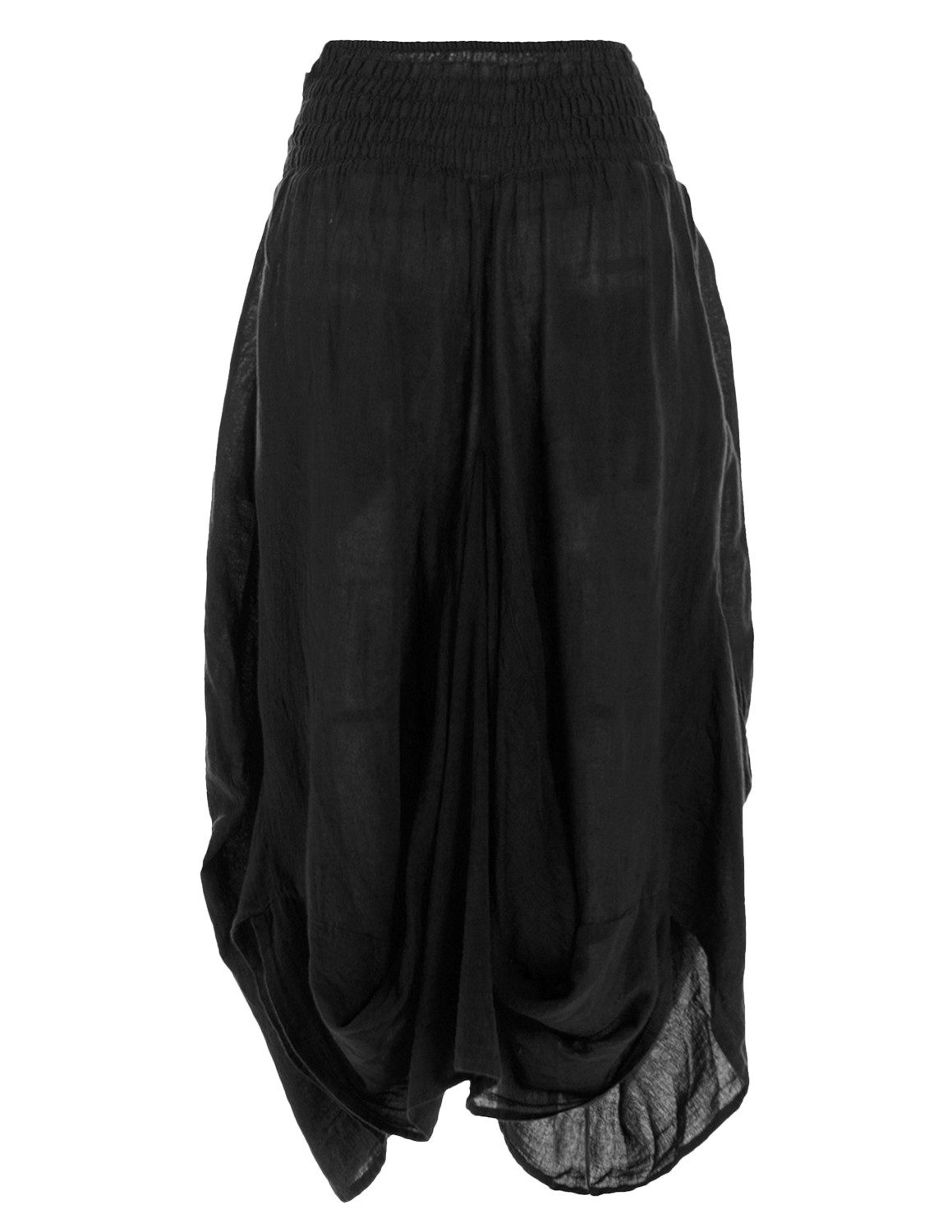 Vishes Maxirock Knöchel-Langer Luftiger Damen Sommer-Rock Einfarbig Sommerr günstig online kaufen