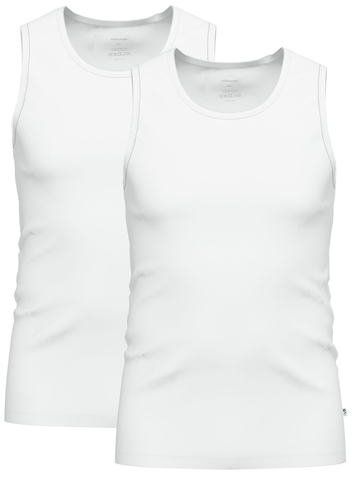 seidensticker Unterhemd Tank Top (Doppelpack) Single Jersey Qualität