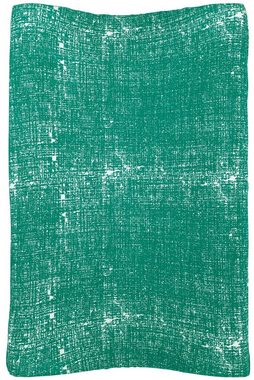 Meyco Baby Wickelauflagenbezug Fine Lines Emerald Green (1-tlg), 50x70cm