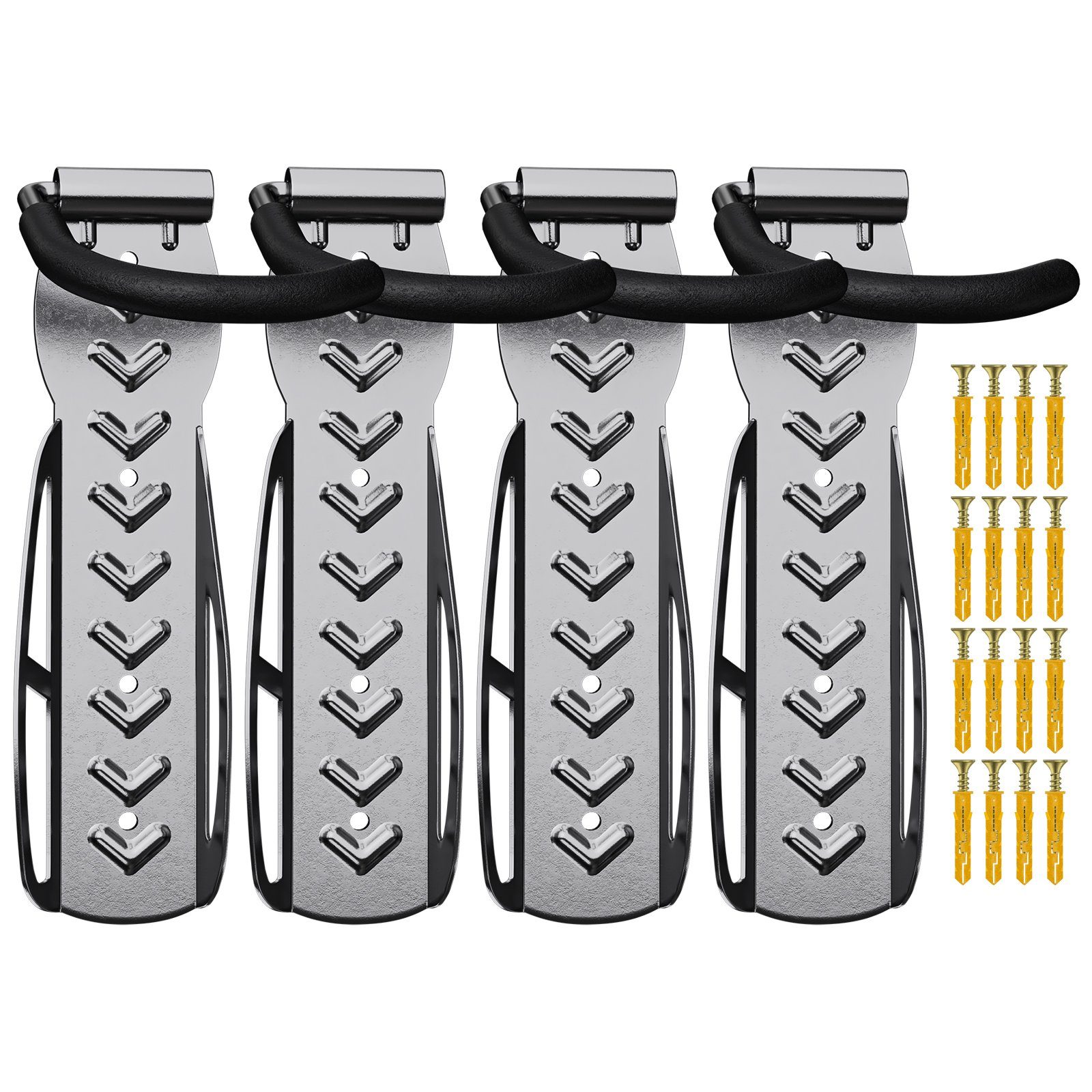 Fahrradhalter 4 x Wand Fahrradhalter, Fahrradständer