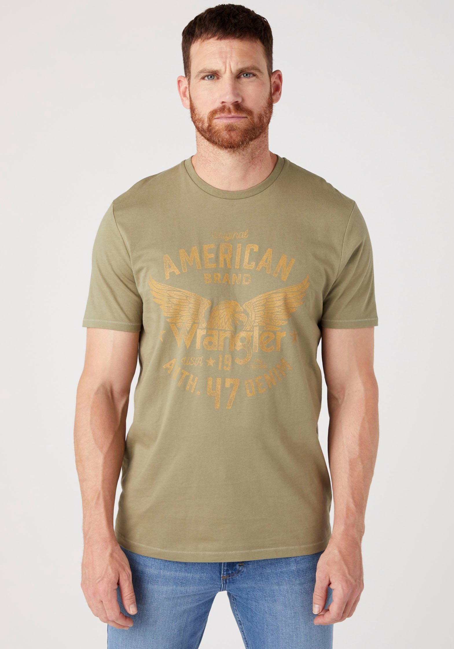 Wrangler T-Shirt »Americana« online kaufen | OTTO