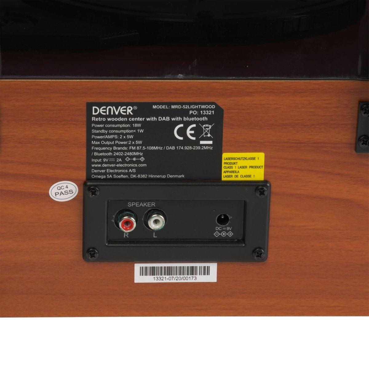 Denver MRD-52 Lightwood Microanlage