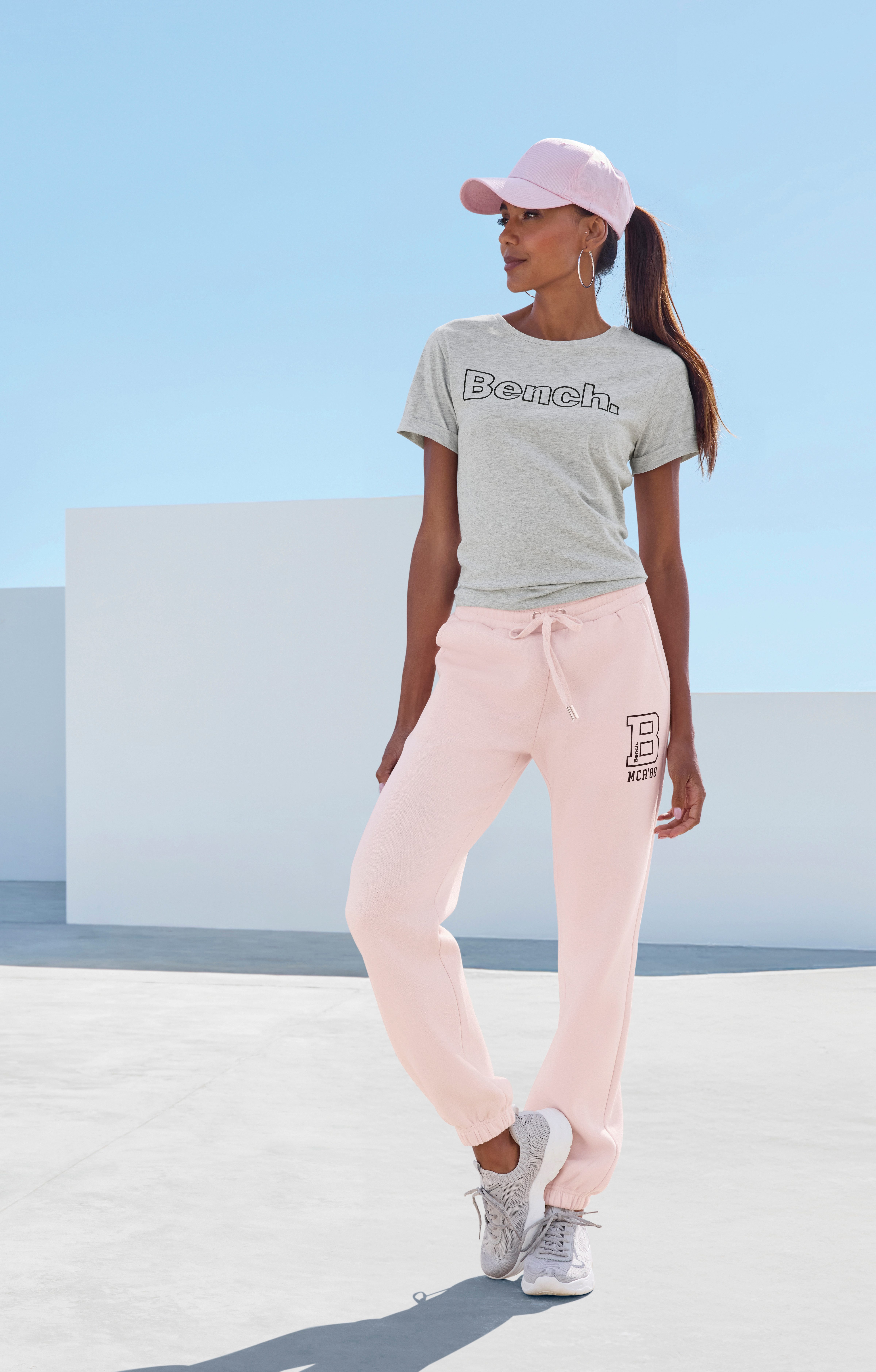 Bench. Loungewear T-Shirt (Packung, 2-tlg) mit günstig online kaufen