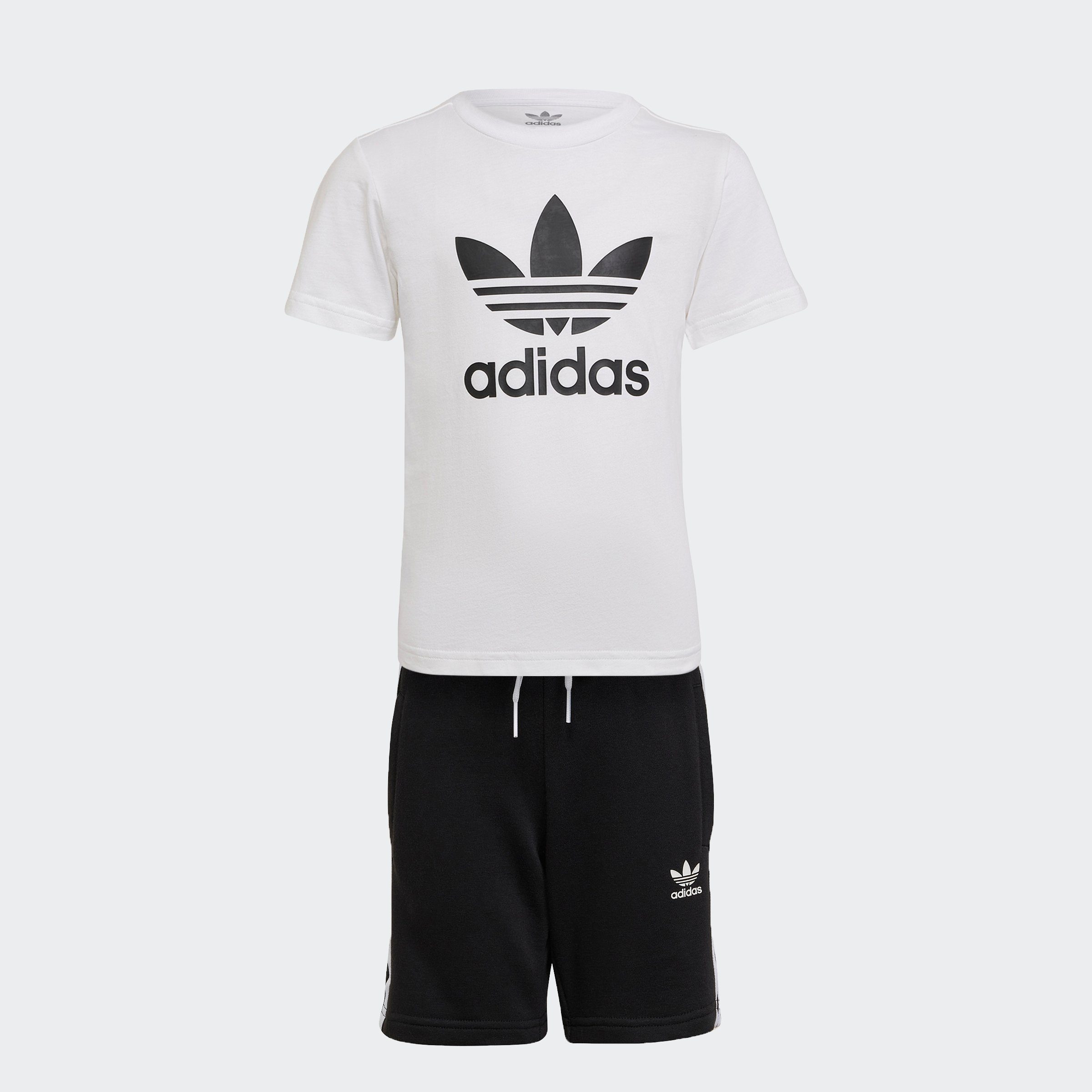 adidas Originals Trainingsanzug ADICOLOR SHORTS SET / White Black UND (2-tlg)