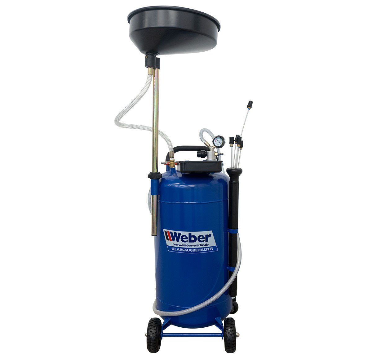 Weber GmbH Montagewerkzeug Ölauffangbehälter mit Absaugfunktion 85 l | Spezialwerkzeuge