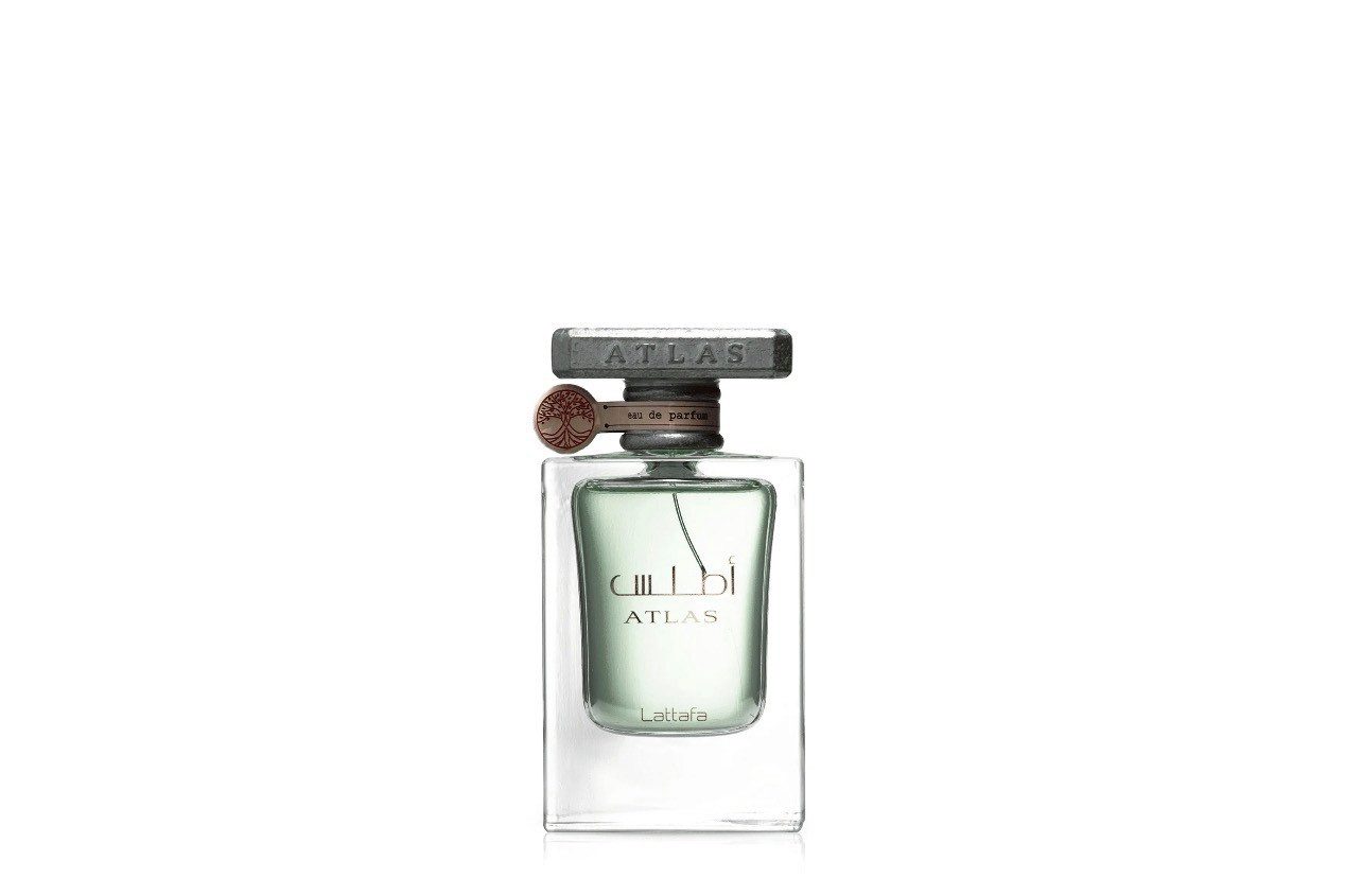 Lattafa Eau de Parfum Atlas Duft, Herrenduft, 55 ml, Ideal für Alltag, Büro und warme Jahreszeiten