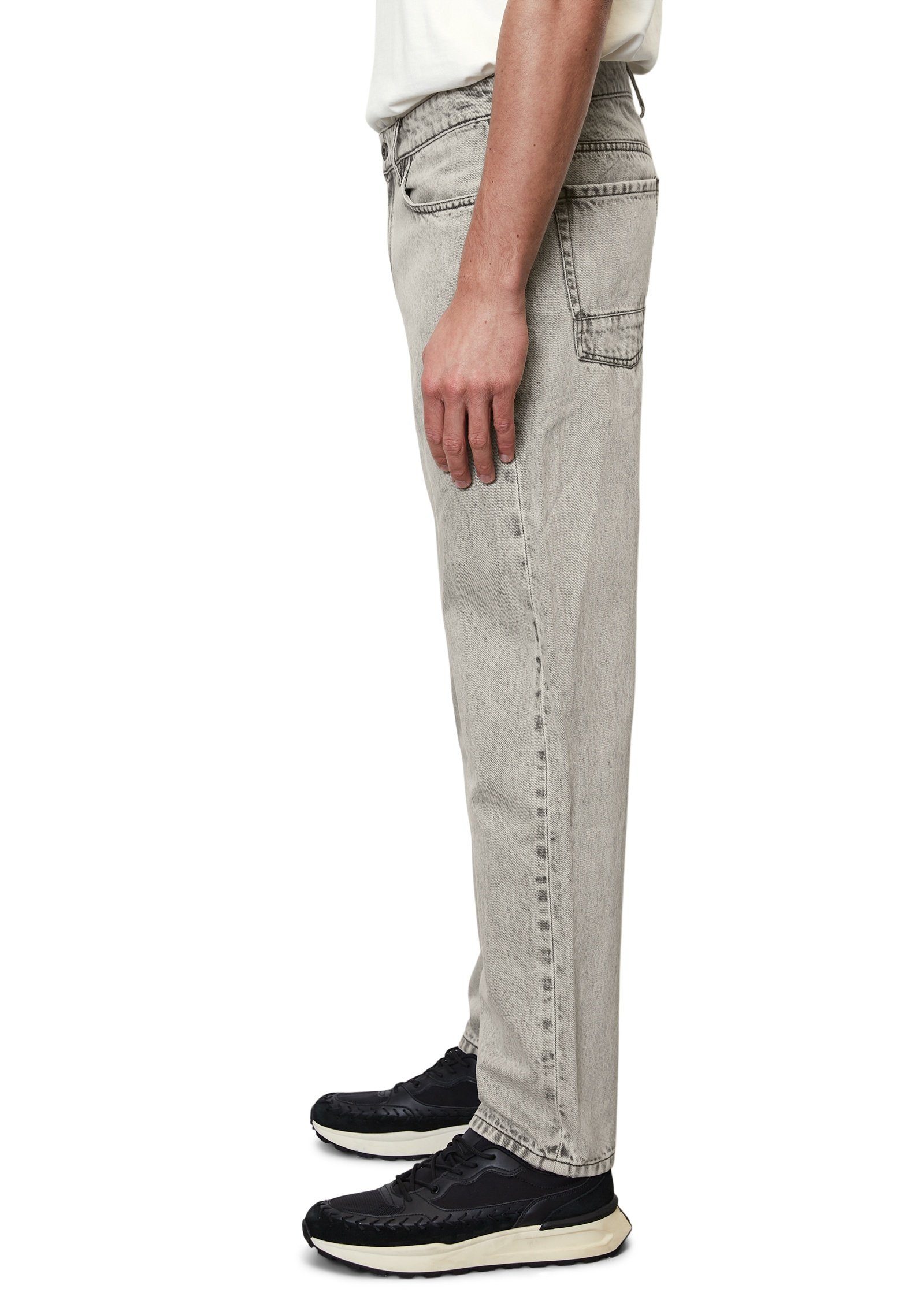 aus O'Polo Authentic-Rigid-Denim leichtem Marc Tapered-fit-Jeans