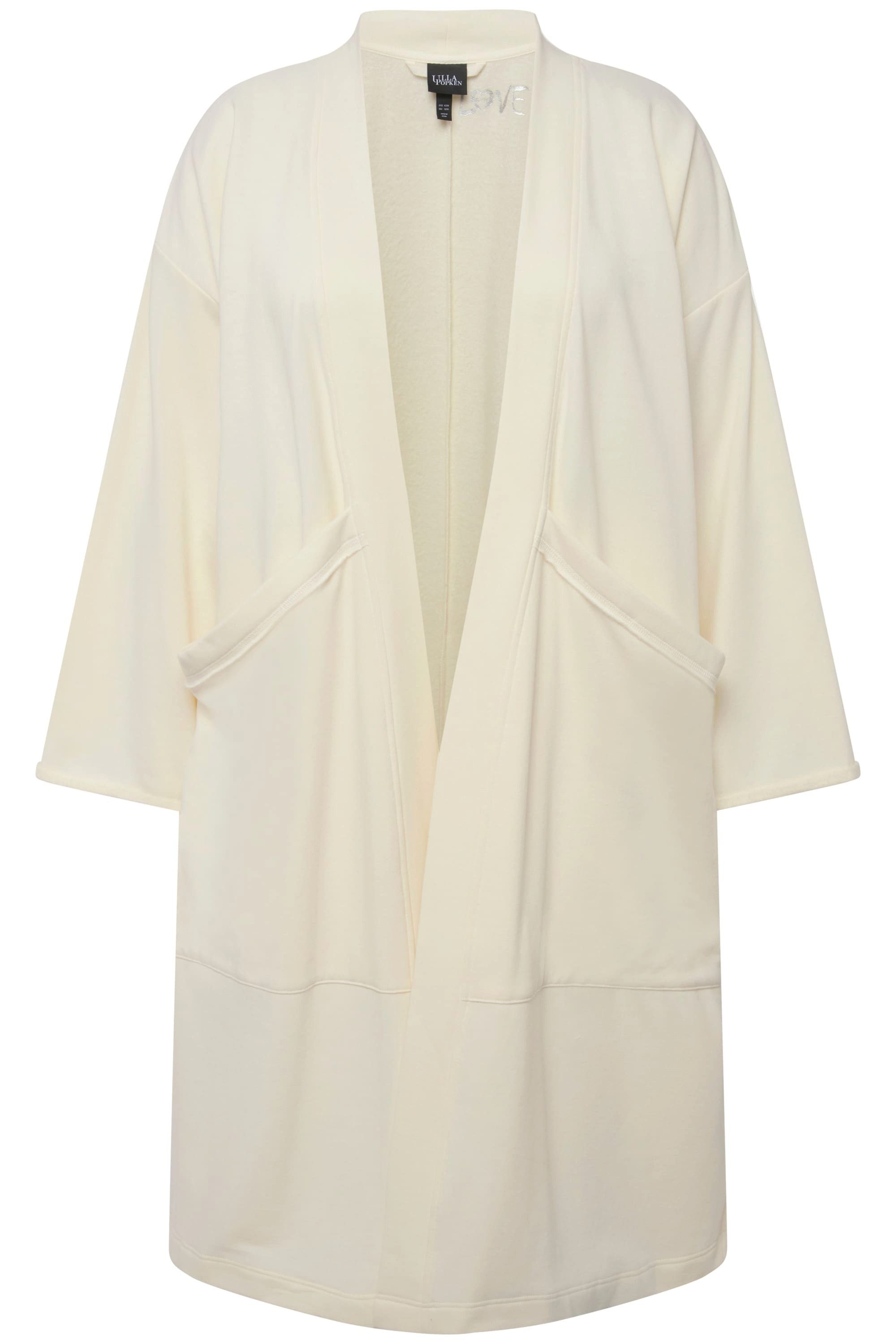 Ulla Popken Sweatjacke Loungewear-Longjacke Oversized kuschelweich günstig online kaufen