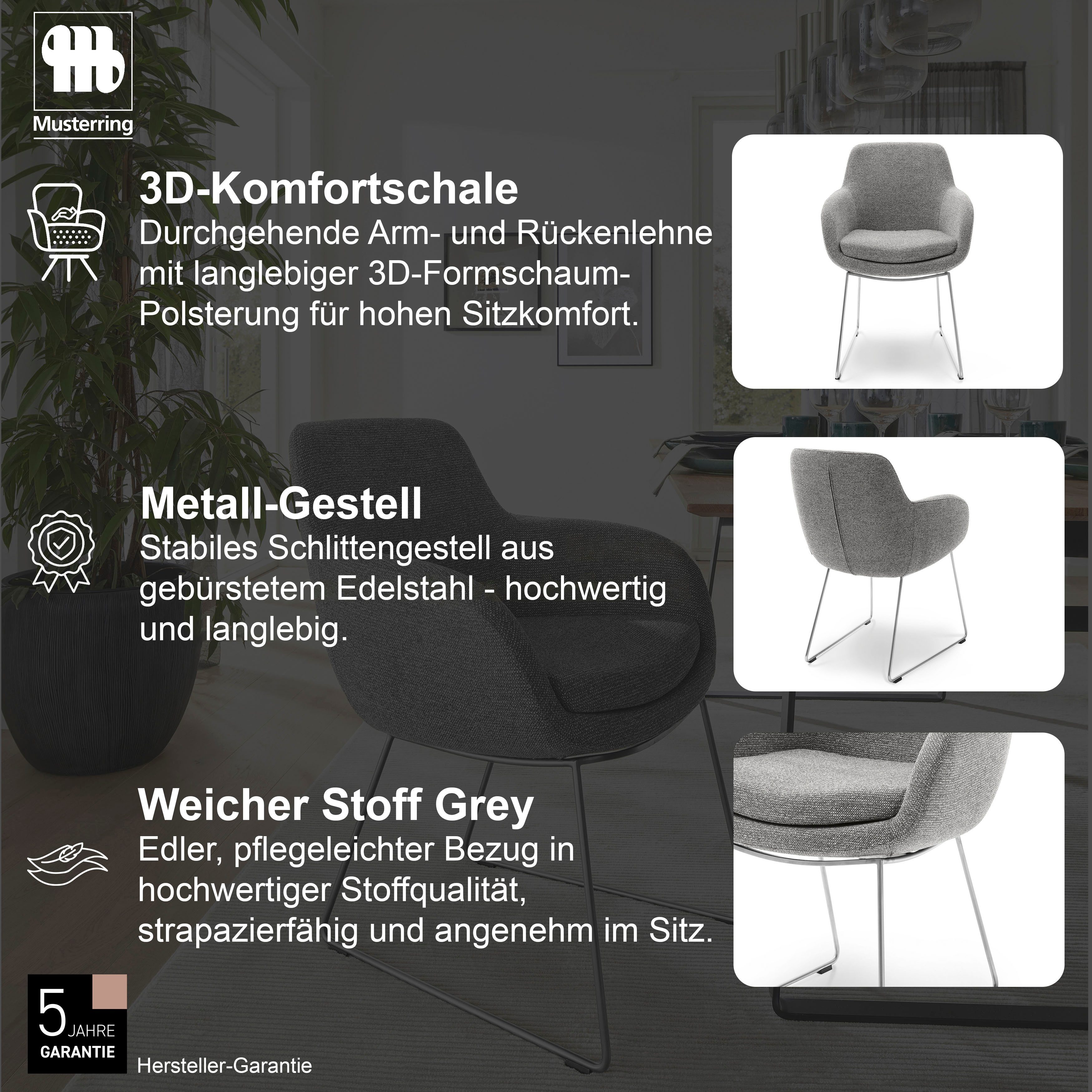 Musterring Esszimmerstuhl Tavia (Set, 2 St)