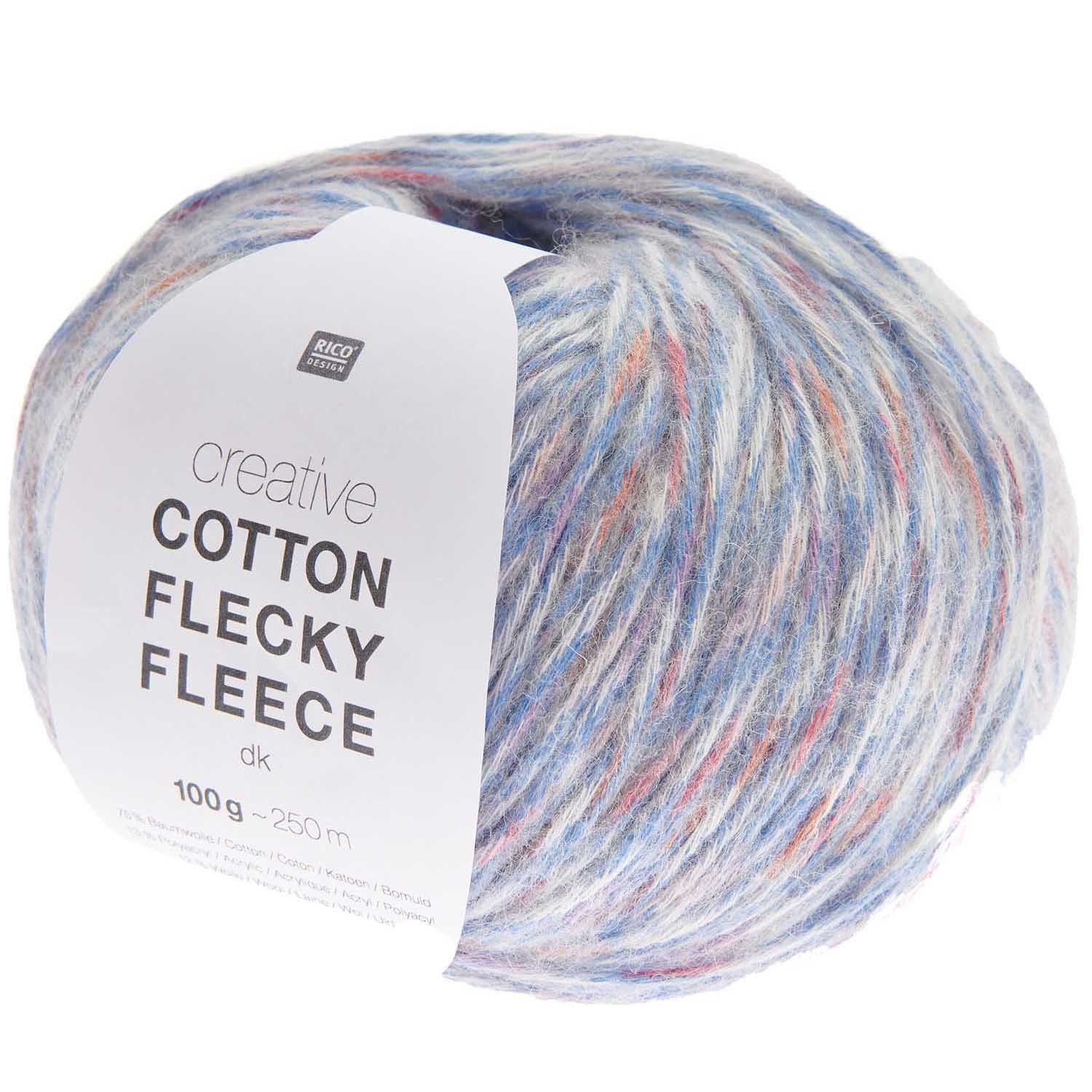 Rico Design 100g creative cotton Flecky Fleece Effektgarn