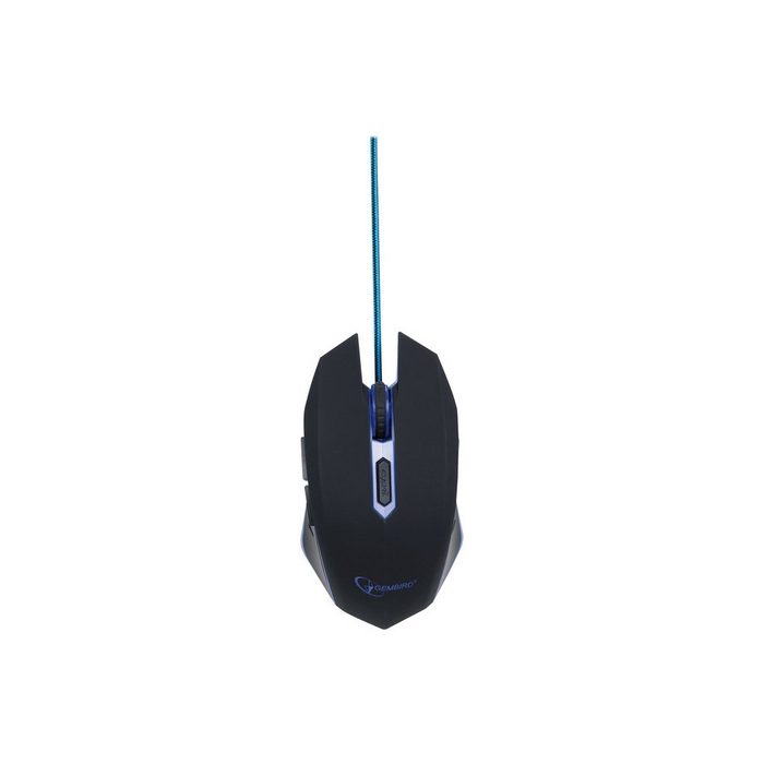 Gembird Maus OPT USB 3-Tasten inkl. Scrollrad blau Tastatur- und Maus-Set