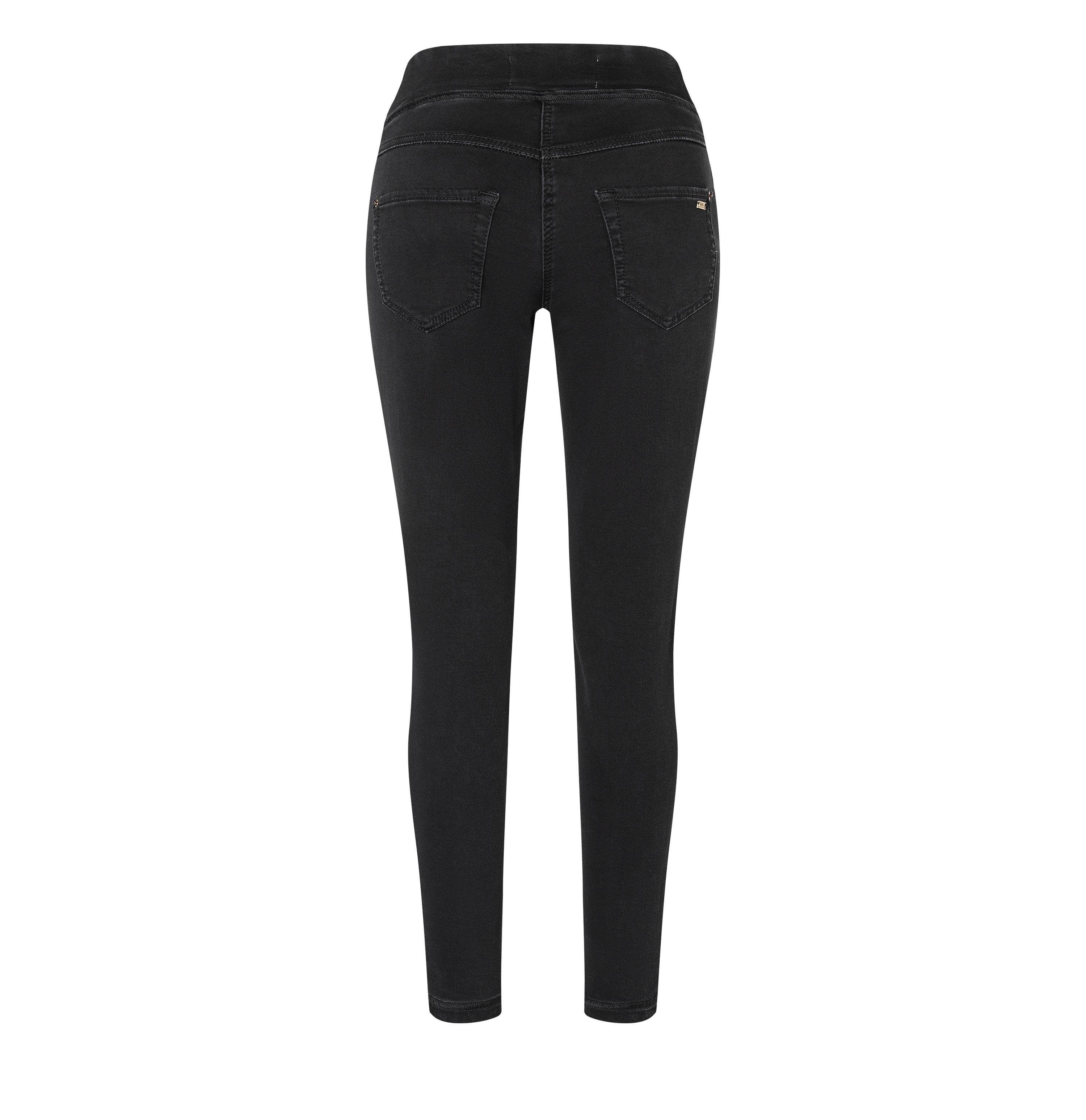 MAC Stretch-Jeans MAC LEGGINGS cosy black rinsewash 5907-90-0350 D991 - ISKO™ SOFT DENIM