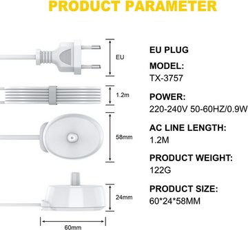 neue dawn Ladegerät für Braun 3757 Oral-B Pro/Genius /Smart Serie Ladestation Induktions-Ladegerät