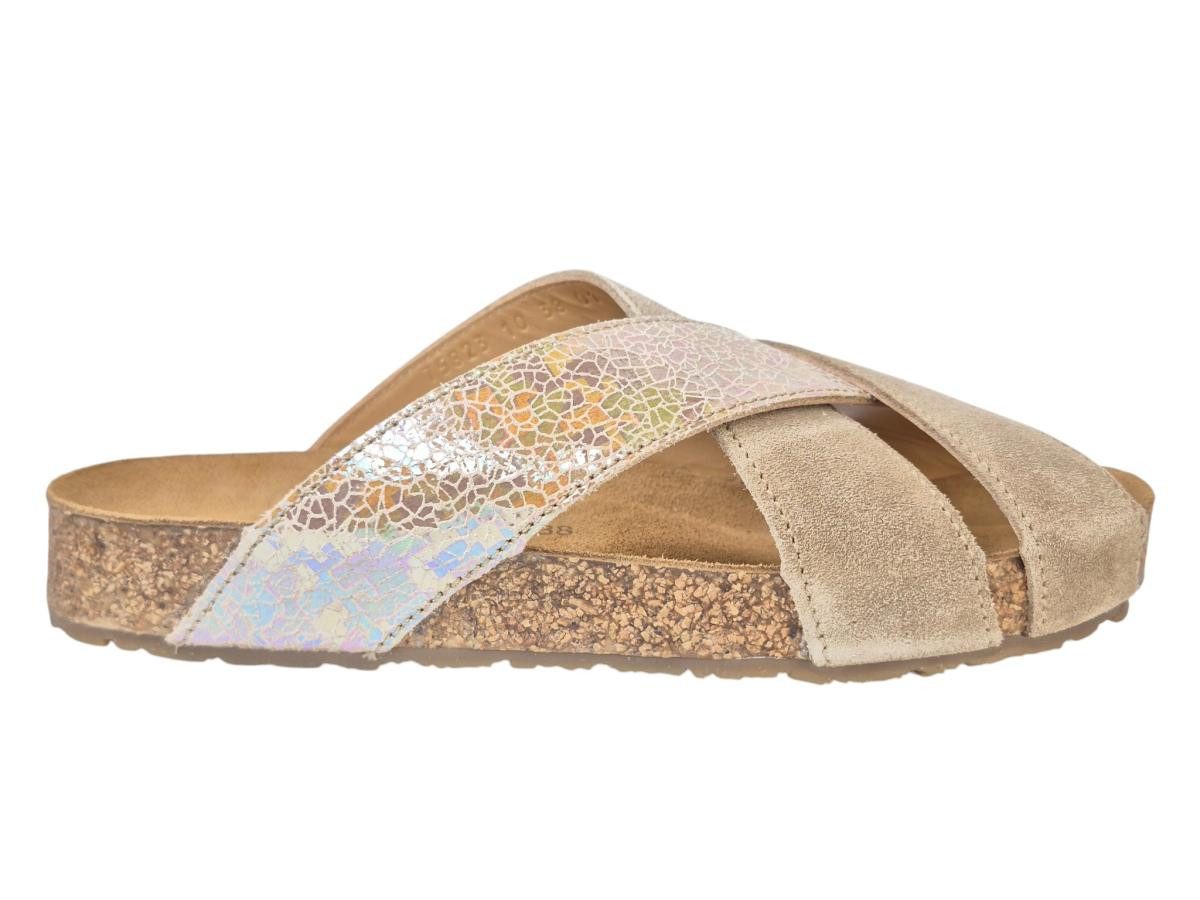 Haflinger Bio Como beige Pantolette