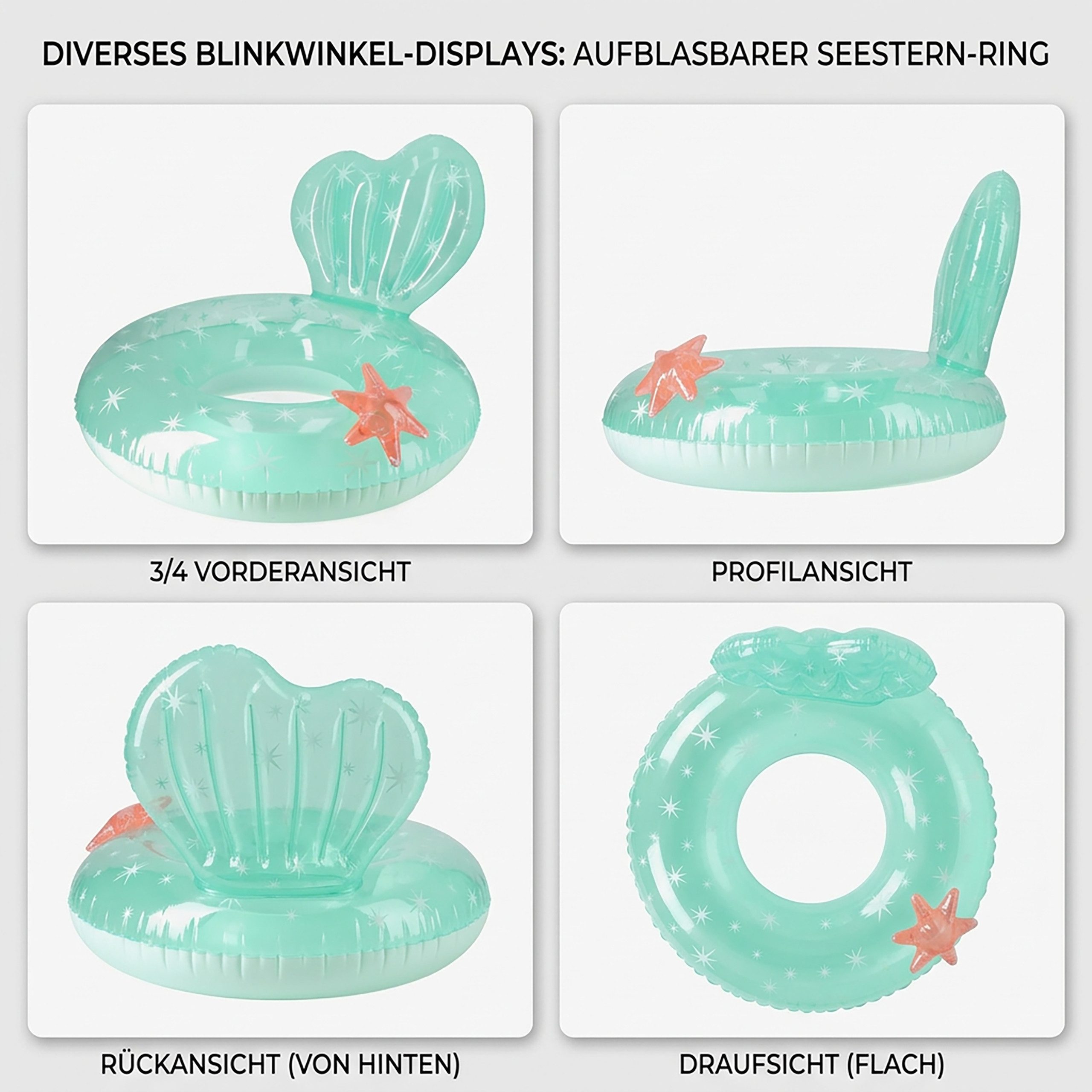 Lantelme Luftmatratze und Poolring zur Auswahl Loungesessel Schwimmring Liege Sessel, Aufblasbar, für Pool, Schwimmbad