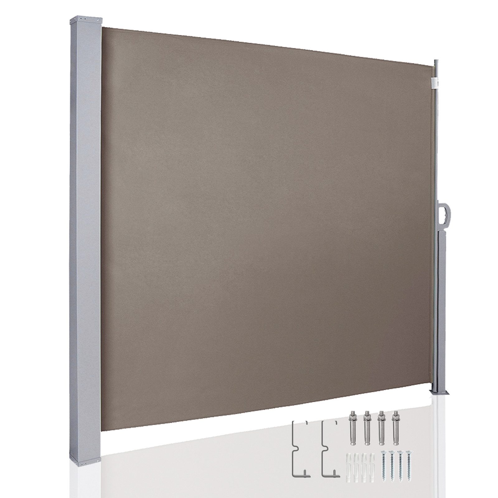 Clanmacy Seitenmarkise Aluminium Seitenarmmarkise Sonnenschutz Markise günstig online kaufen