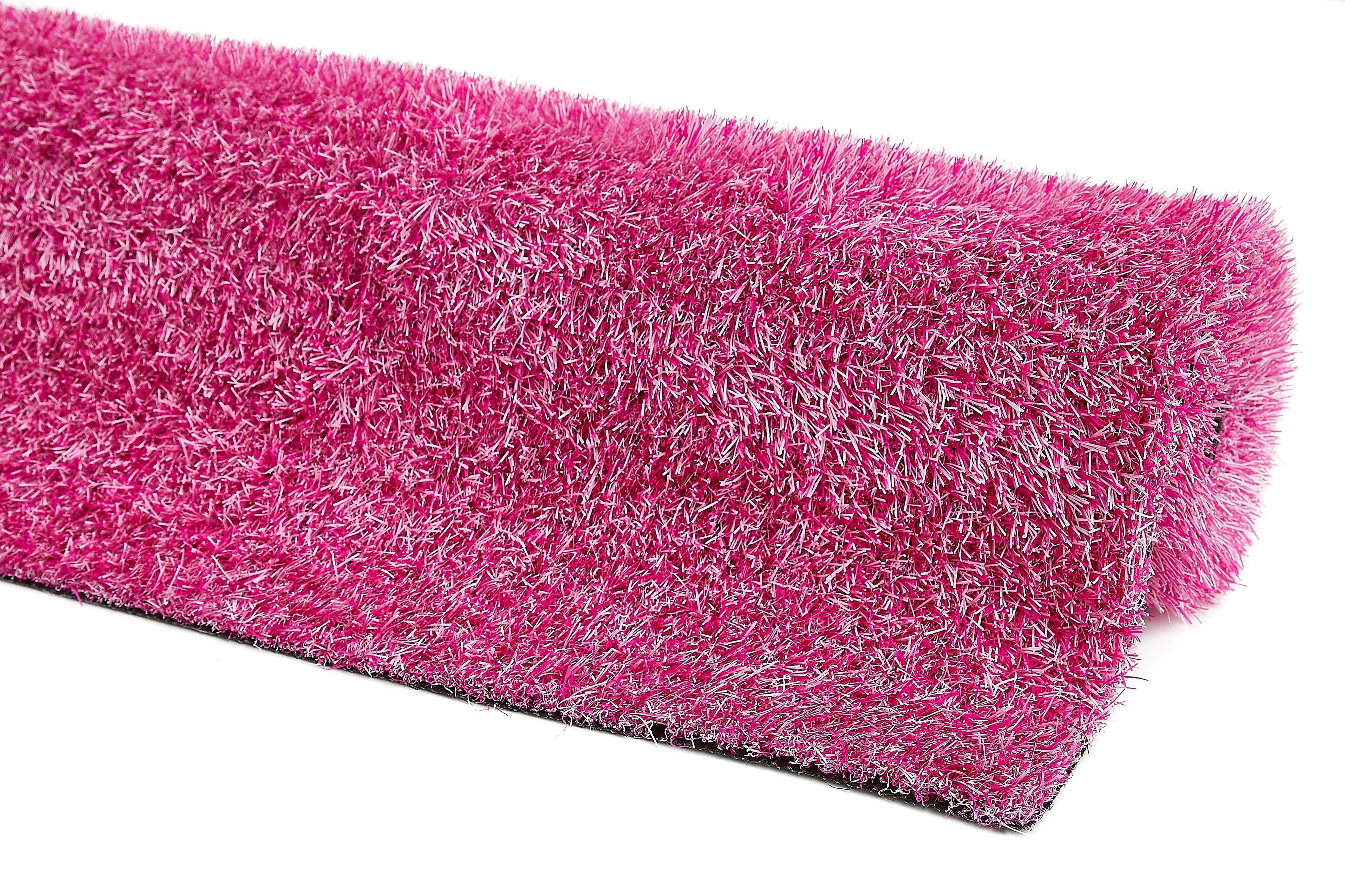 Andiamo Kunstrasen Trendy, Gesamthöhe 25 mm, Made in Netherlands, rechteckig, Rasenteppich, moderne Optik, mit Drainagelöchern, strapazierfähig