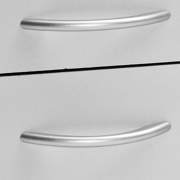 Lomadox Aktenschrank TYP4000 lichtgrau, 4OH, Schiebetüren, BxHxT ca. : 100x153x39,5 cm