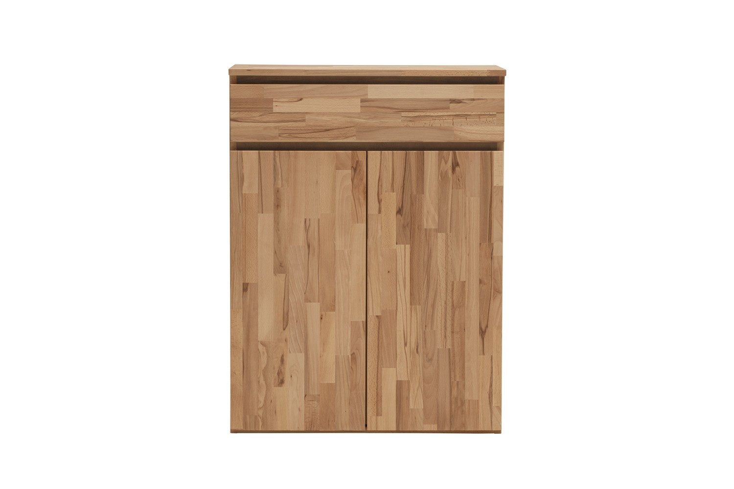 Natur24 Schuhschrank Pura Schuhschrank 80 x 107 x 39 cm Kernbuche Natur Geölt