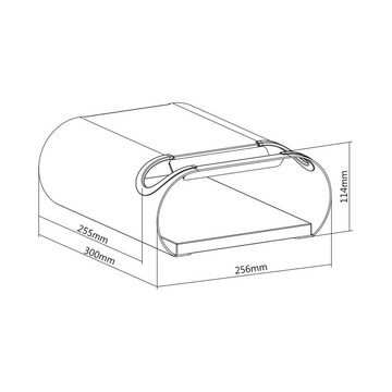 Maclean Fahrradhalter MC-466 + MCE315 + MC-656 (3-tlg), Fahrrad Wandhalterung Set