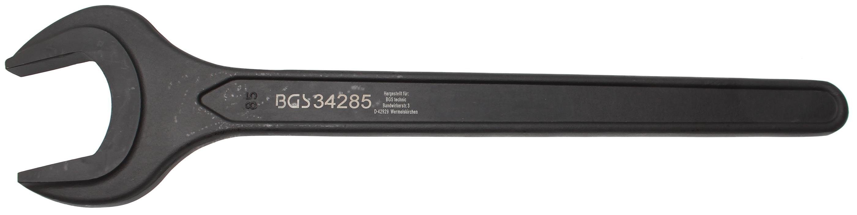 BGS technic Maulschlüssel Einmaulschlüssel, DIN 894, SW 85 mm