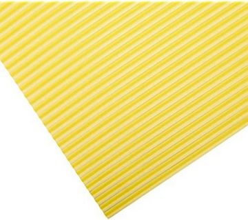 WENKO Antirutschmatte 5-er Set Anti-Rutsch-Matte, je 50 x 150 cm Schubladenmatte, Gelb zuschneidbar Schubladeneinlage