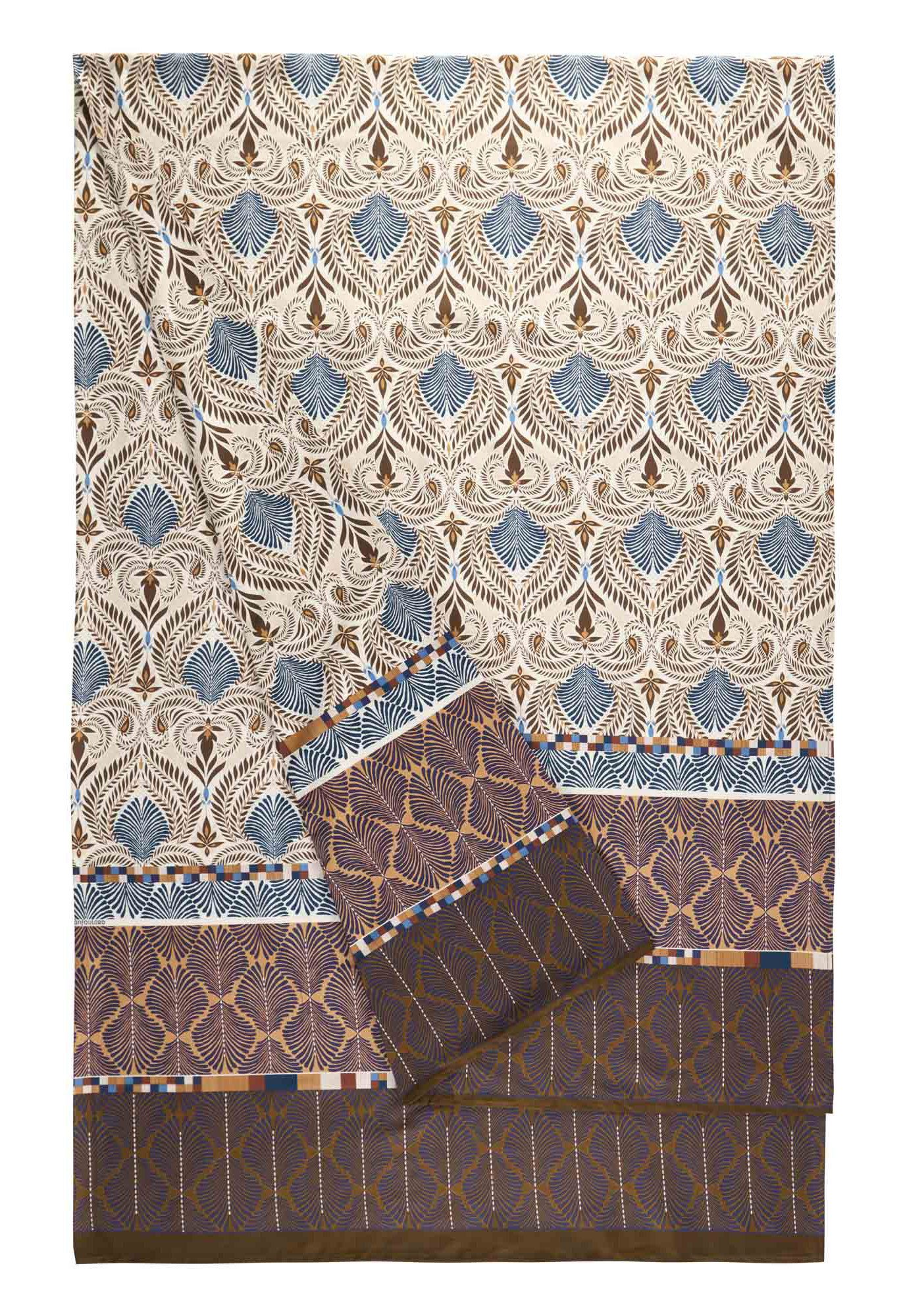 Bassetti Betttuch Bassetti Granfoulard NAIROBI, M1 Caffe, Baumwolle, (1 Stück)