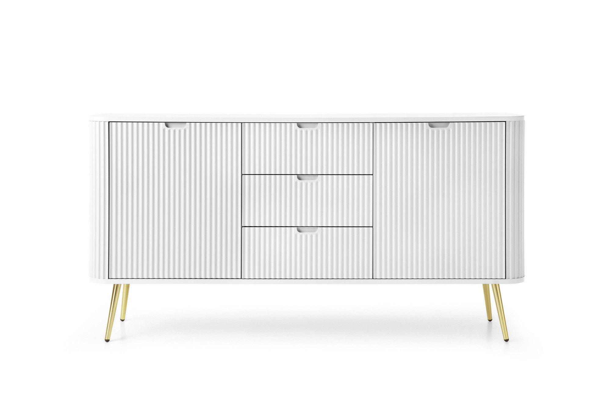 MOEBLO Kommode Hosta (Sideboard Wohnzimmer, Kommode Schlafzimmer Komodenschrank Highboard), 168x87x39