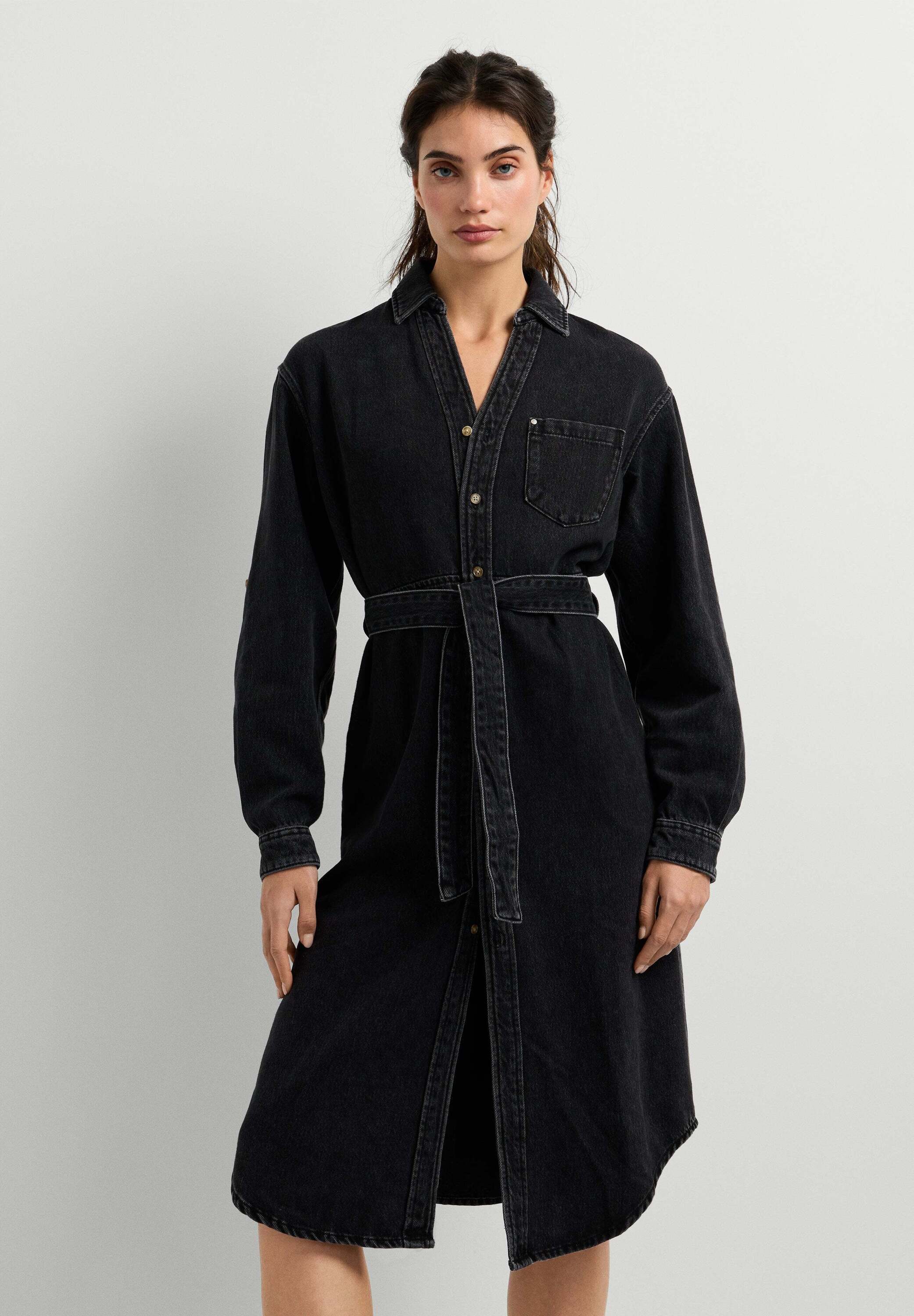 Pepe Jeans Jeanskleid denim dress ANGIE CLASSIC SHIRT DRESS