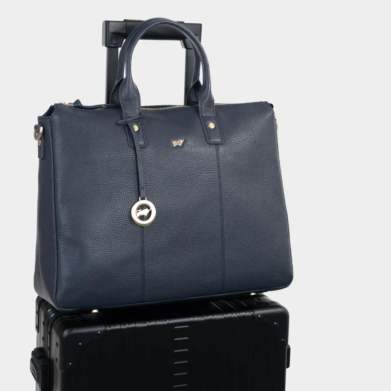 Braun Büffel Laptoptasche HANNA Business Tote blau