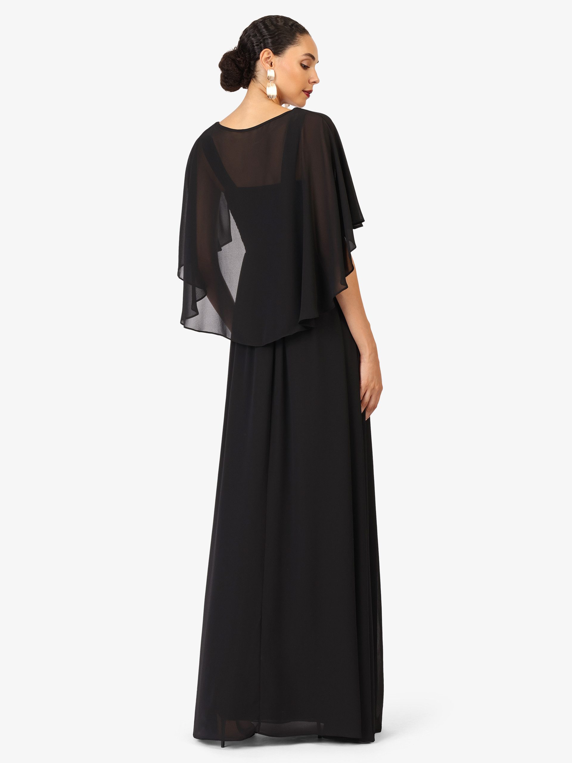 Kraimod Abendkleid mit Flügelärmeln & Falten-Top