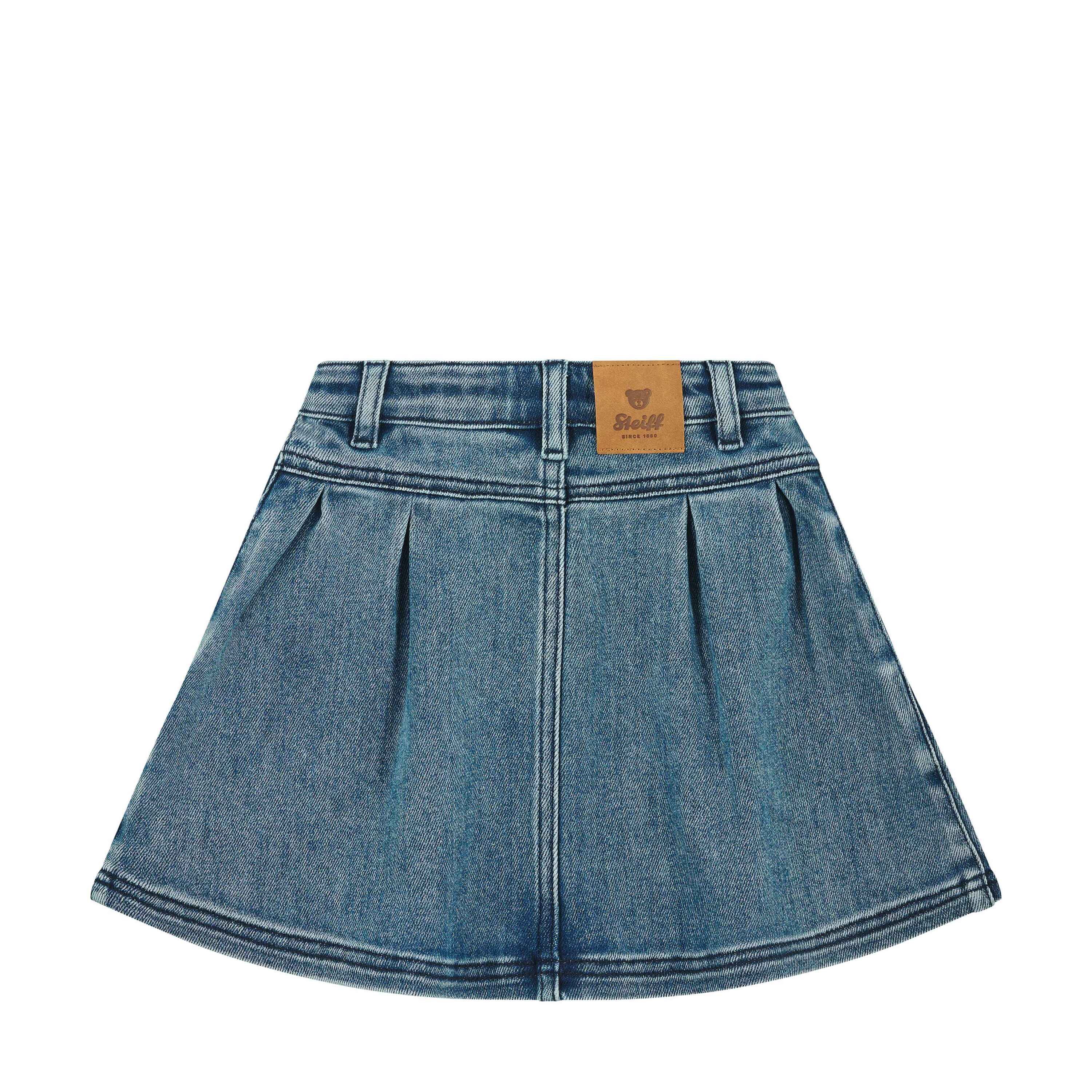 Steiff Schlupfrock Jeansrock Woof & Fluff, verstellbarer Bund – Bild 2 von 4