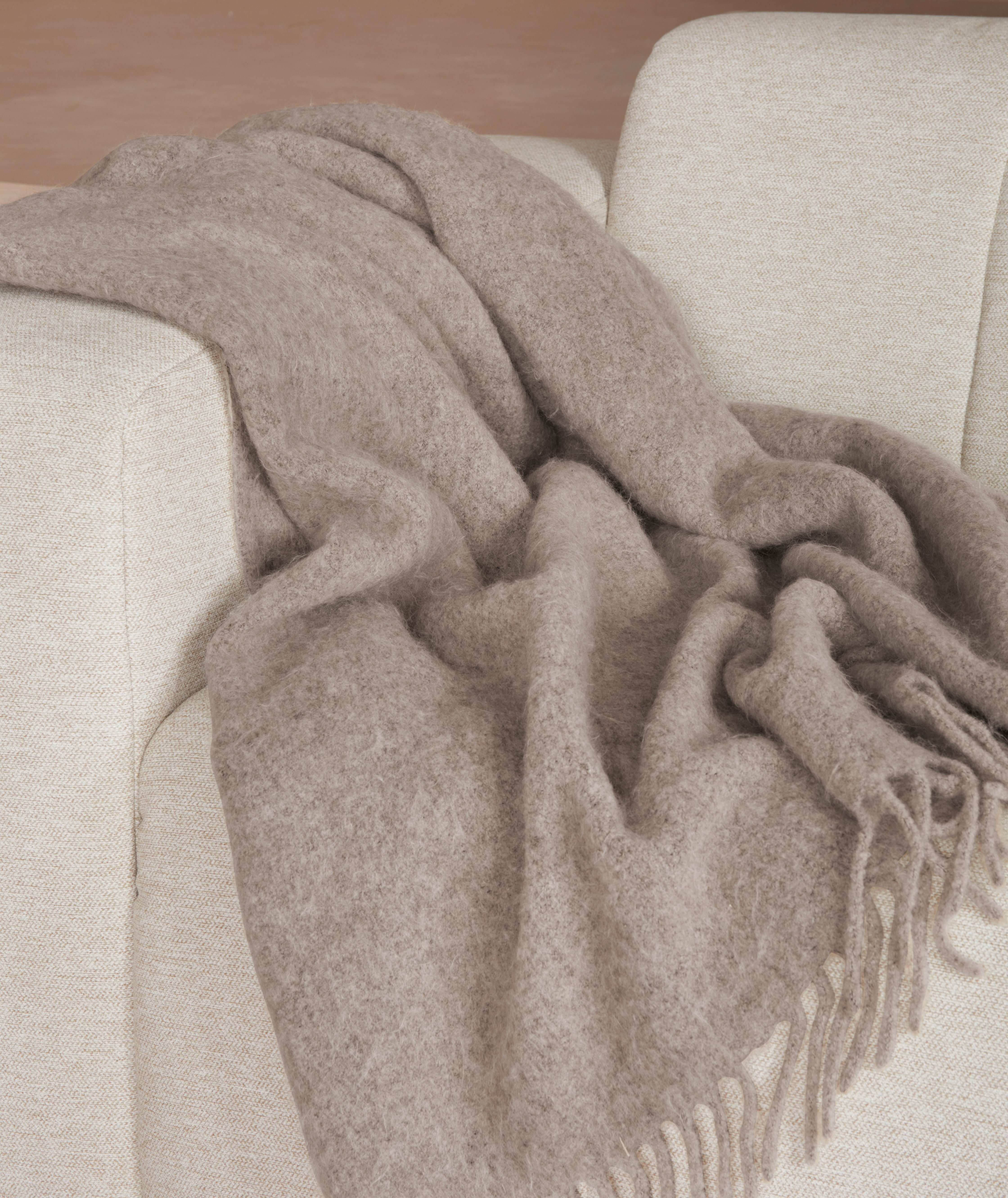 Plaid Sinja, LeGer Home by Lena Gercke, mit Fransen, Kuscheldecke