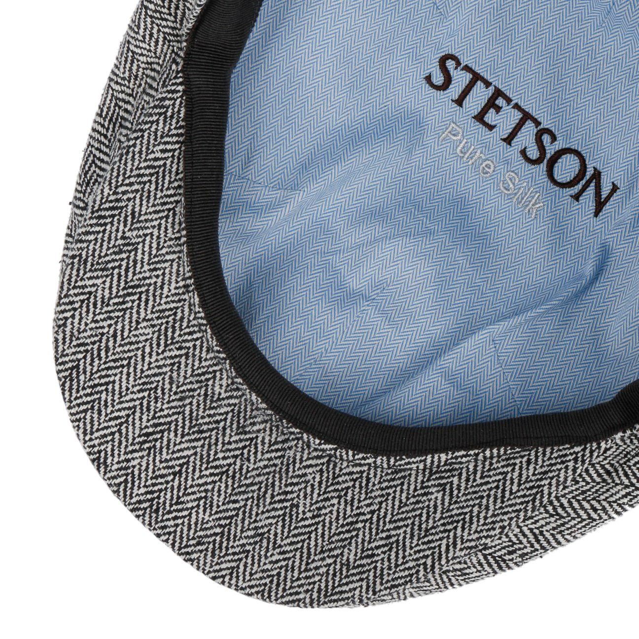 Stetson Flat Cap (1-St) Schirmmütze mit Schirm, Made in Germany