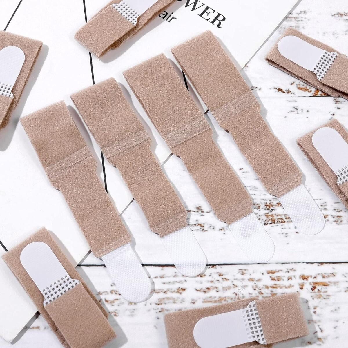 FELIXLEO Zehenkorrektor Hammerzehen Zeh Schiene 10 Stück Zehenbandage Toe Splints, 10-tlg.