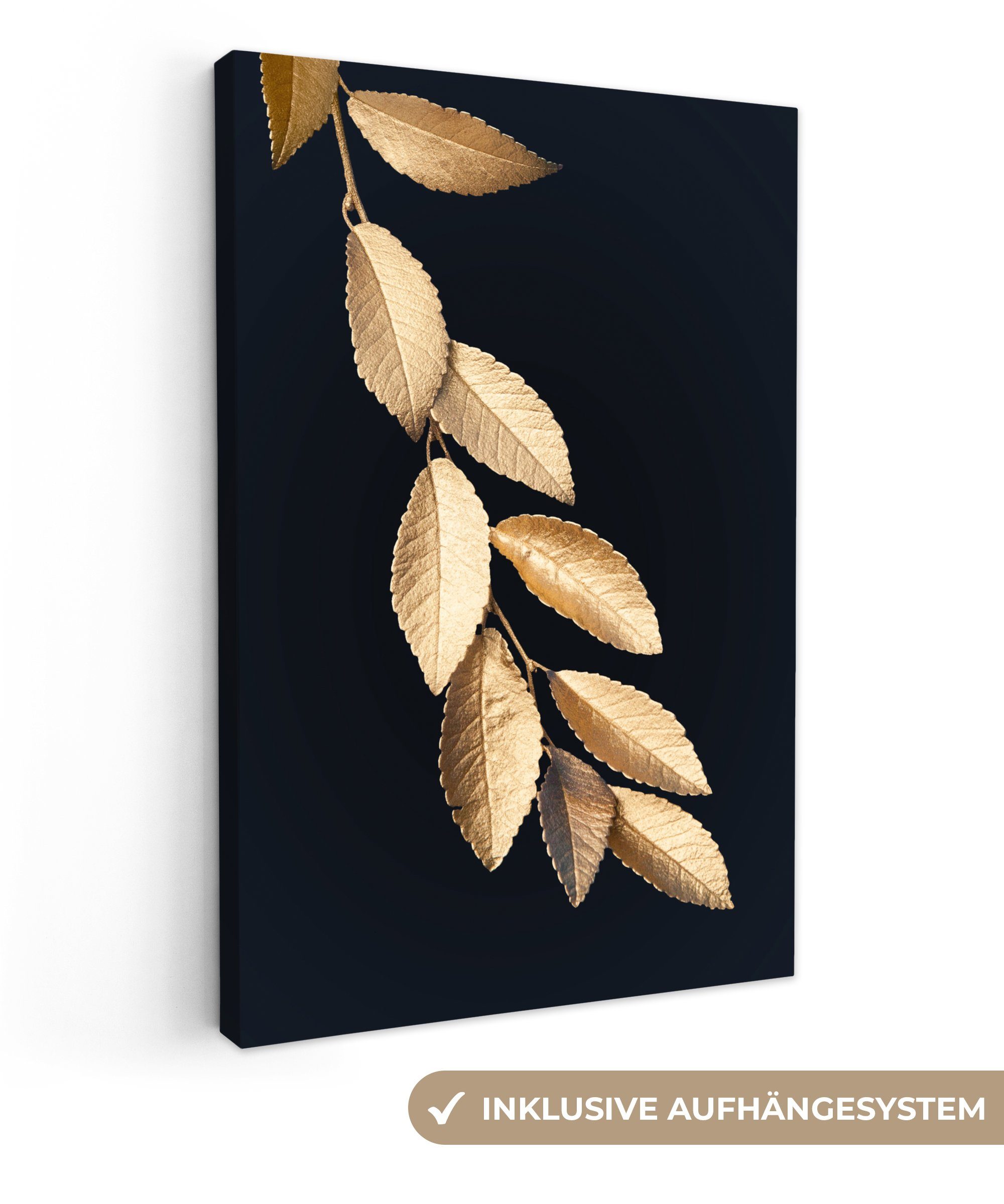 OneMillionCanvasses® Leinwandbild Baum - Blatt - günstig online kaufen