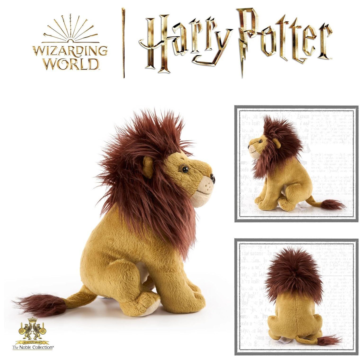 The Noble Collection Plüschfigur Harry Potter – Gryffindor Löwe Plüschtier
