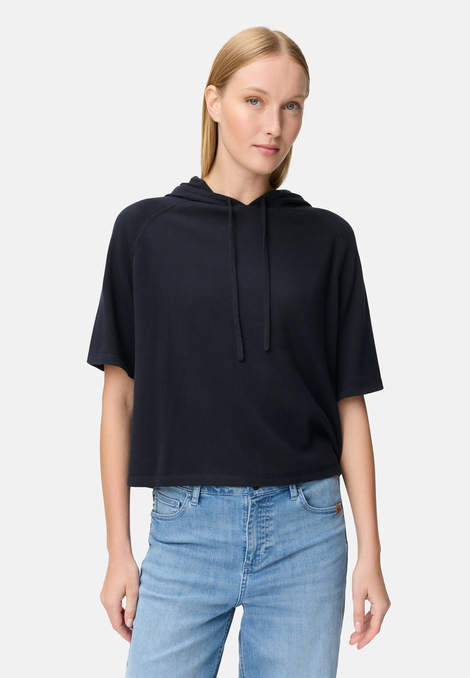 camel active Kapuzenpullover mit Kapuze Kurzarm Kapuze (1-tlg)