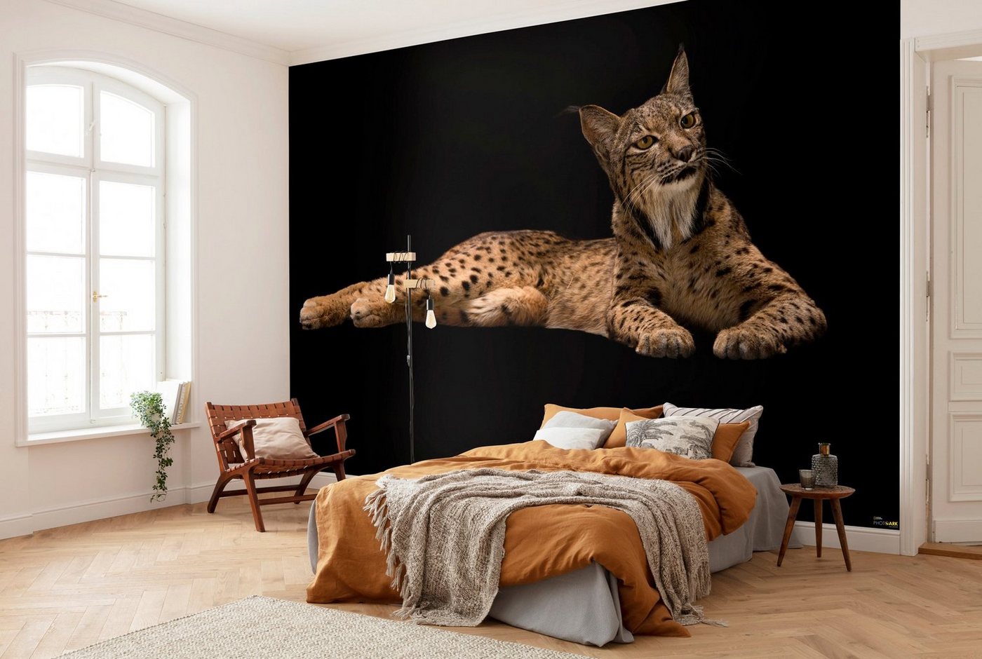 Komar Vliestapete »Iberian Lynx«, glatt, bedruckt, realistisch, (8 St), 400 x 280 cm (Breite x Höhe) - 8 Bahnen-HomeTrends
