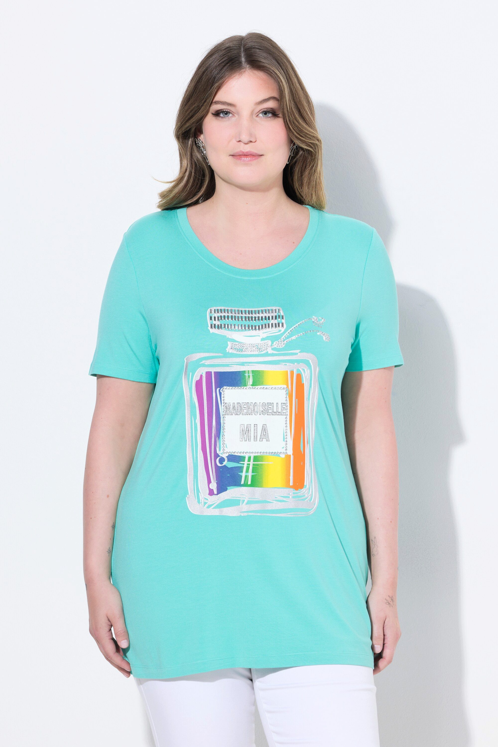 T-Shirt T-Shirt A-Linie Flakon-Motiv