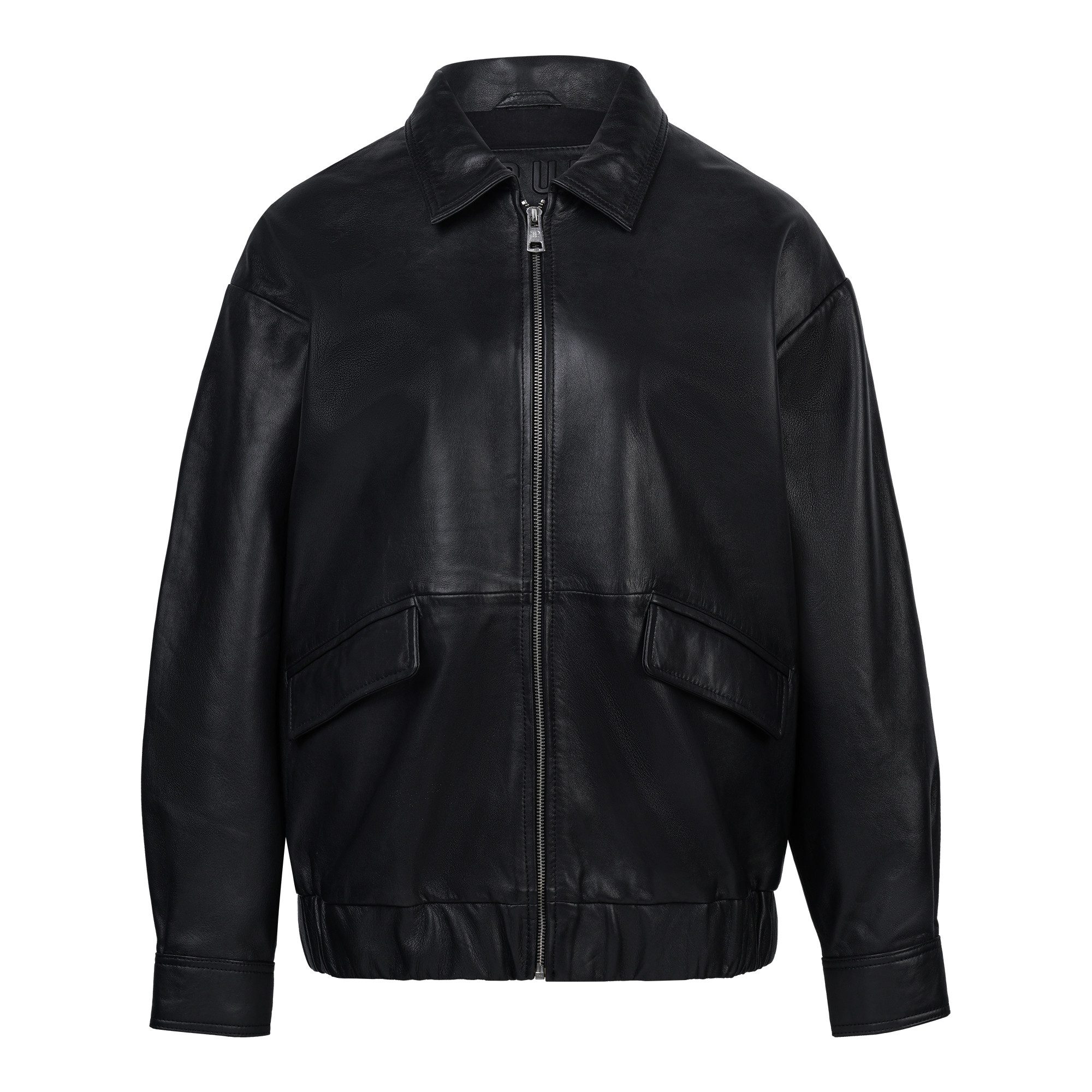 trueprodigy Lederjacke Nova Oversizejacke mit schrägen günstig online kaufen