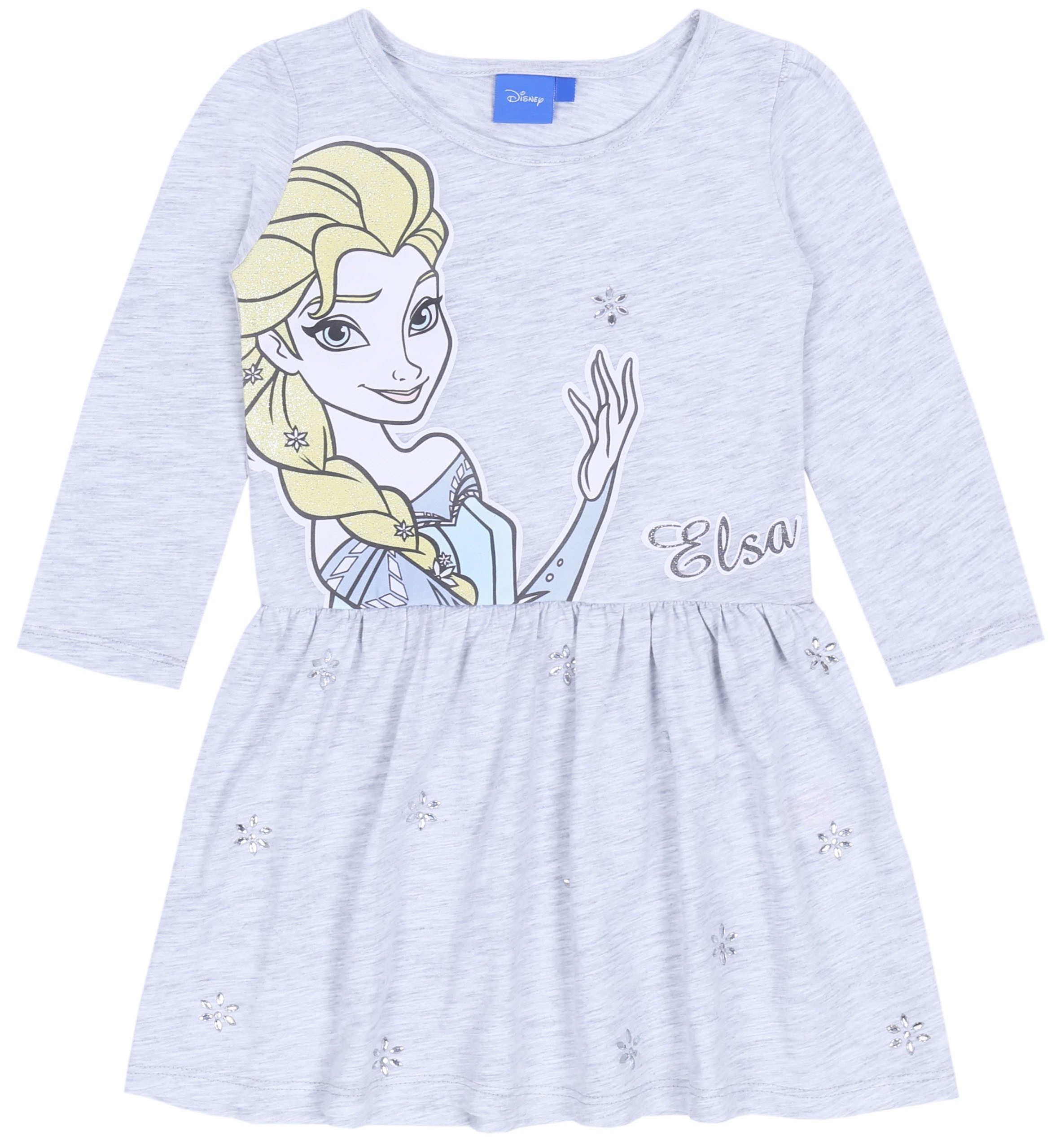 Disney Druckkleid Graues Kleid ELSA FROZEN von DISNEY 7-8 Jahre