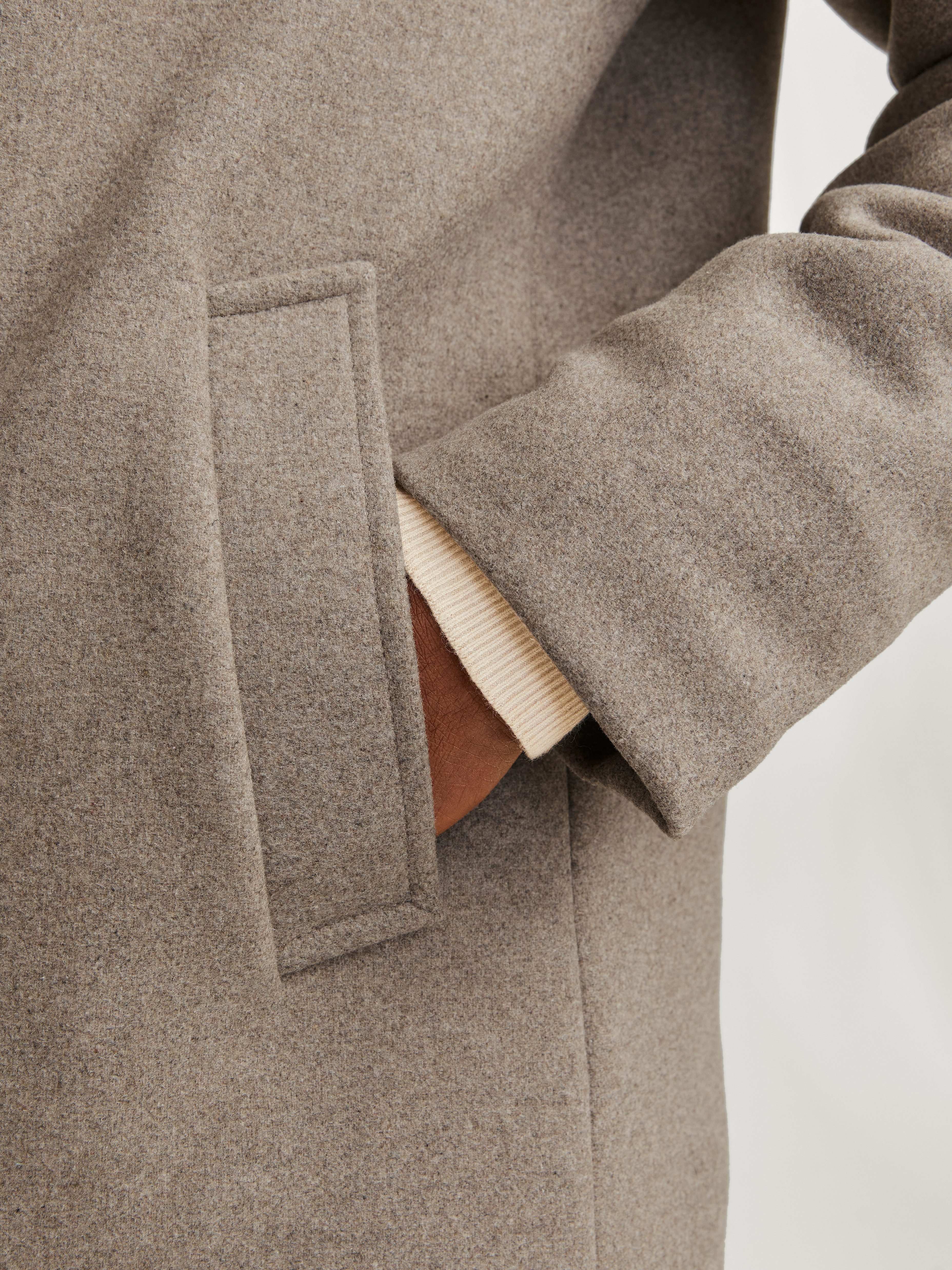 Jack & Jones Wolljacke JJEHARRISON WOOL JACKET SN Materialmix, regular fit