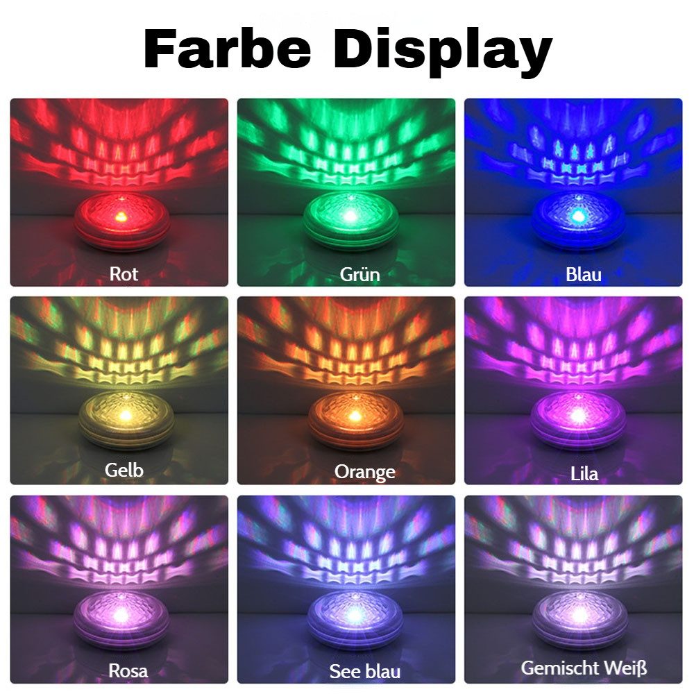 QUBEBU Pool-Lampe 2er Pool-Lampe Solar Schwimmend günstig online kaufen