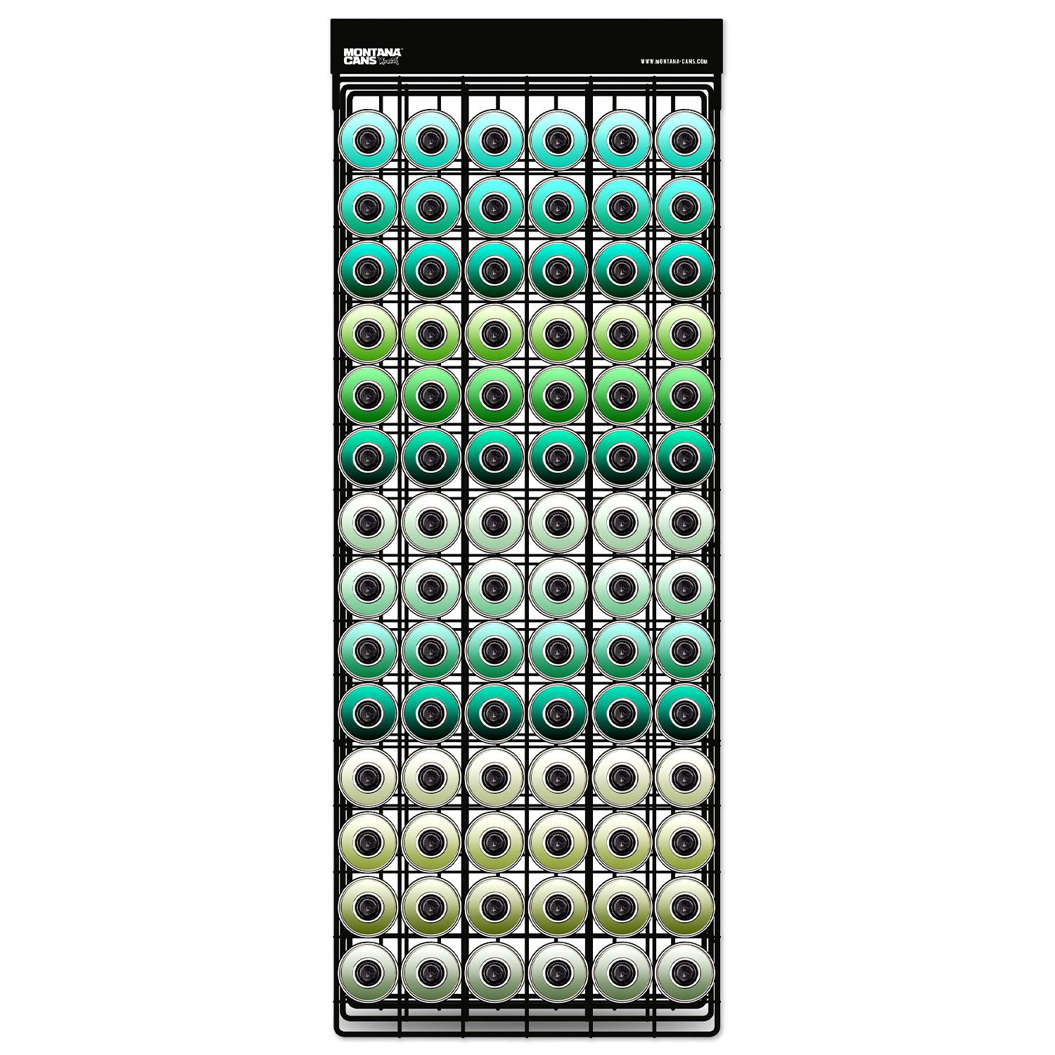 Montana Cans Wandregal Sprühdosenregal, Montana Studio Rack, 84 Dosen, 115x46x13cm, leer